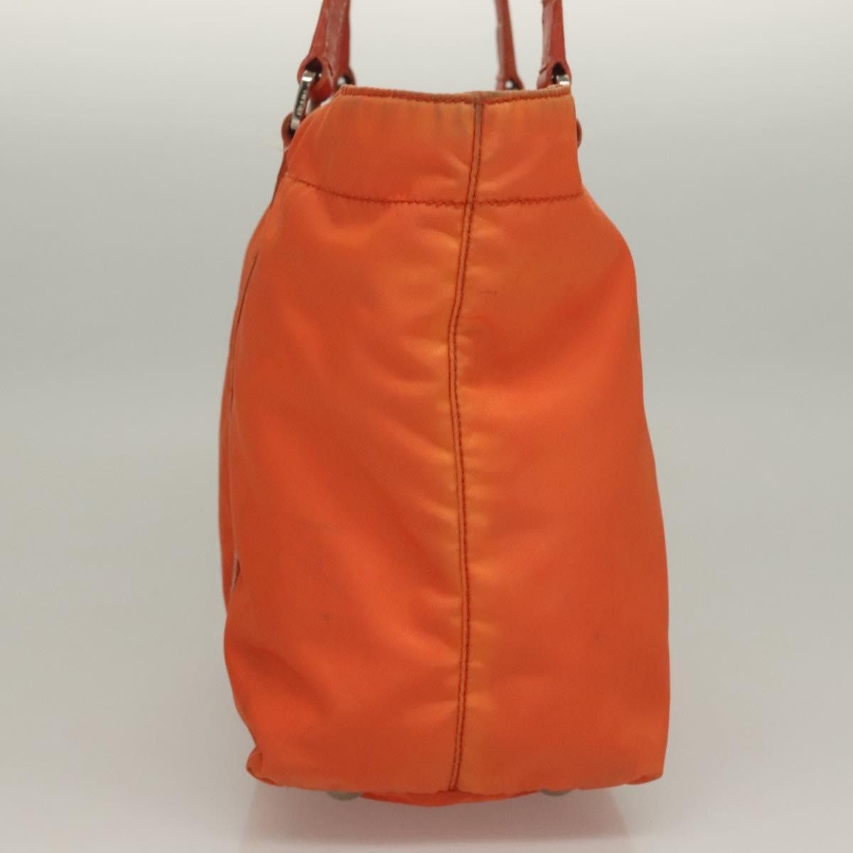 Prada PRADA Tote Bag Nylon Orange Silver Size ONE SIZE - 5 Thumbnail