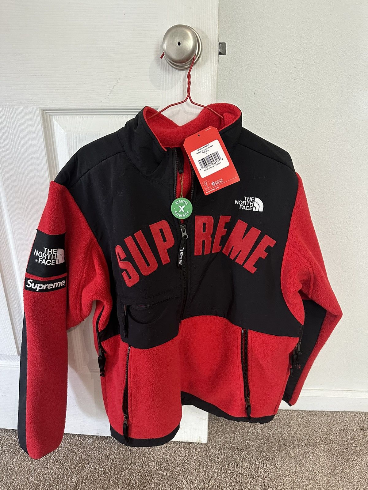 image of Supreme x The North Face in Red, Men's (Size Small)