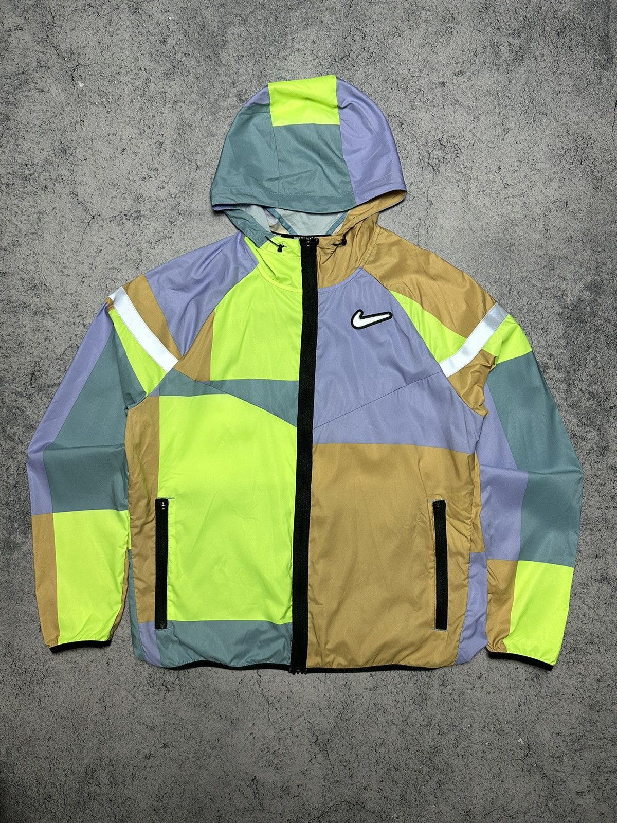 Nike Nike Wild Run Patchwork Set Jacket + Shorts Suit Size US M / EU 48-50 / 2 - 2 Thumbnail