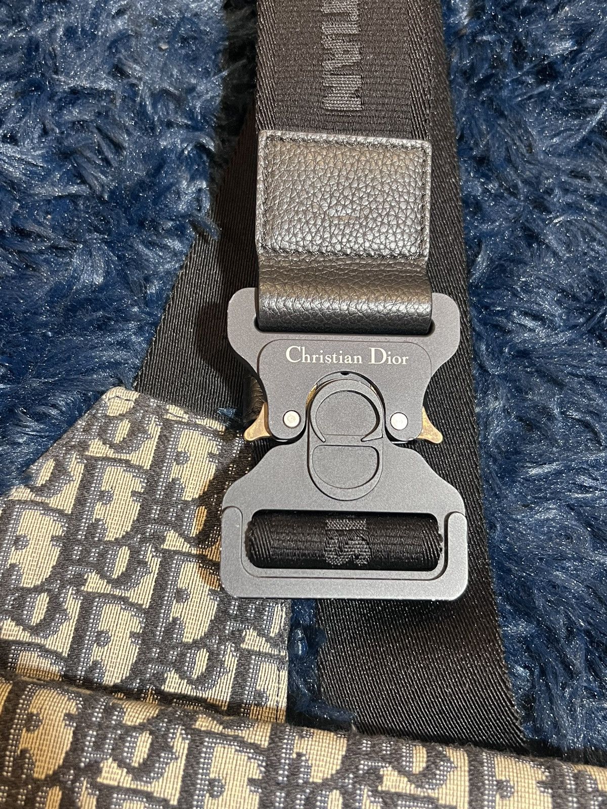 Dior Dior Saddle Bag Beige and Black Dior Oblique Jacquard Size ONE SIZE - 4 Thumbnail