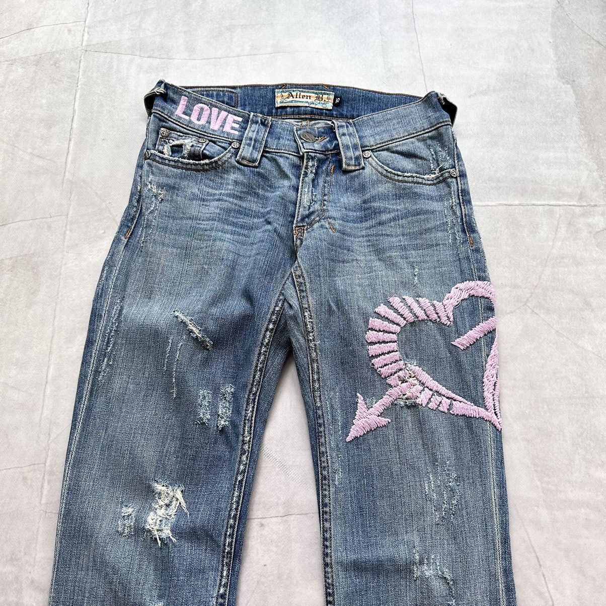 Hysteric Glamour × Undercover Y2K Allen B Hysteric Glamour Style Punk Jeans Ed Hardy Vibe Size 25" / US 0 / IT 36 - 2 Thumbnail