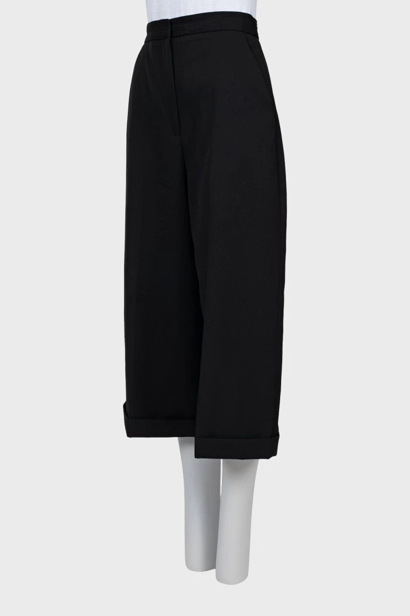 Alexander McQueen Alexander McQueen Black Wool Bermuda Shorts Size 28" / US 6 / IT 42 - 3 Thumbnail