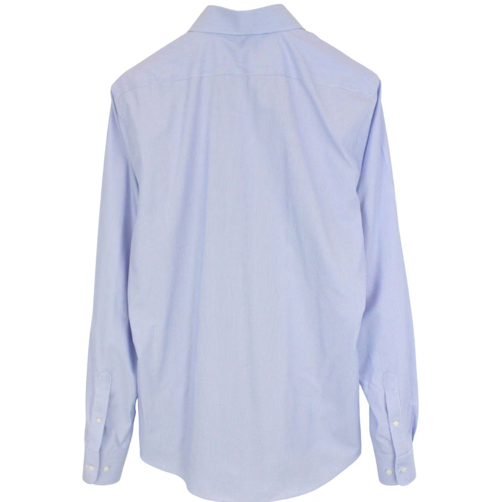Suitsupply Suitsupply Dress Shirt Men 42-7 / 16 1/2L Pinstripe Extra Slim Formal Shirt Button-Up Long Sleeve Collared Blue White Mens Size 42R - 2 Thumbnail