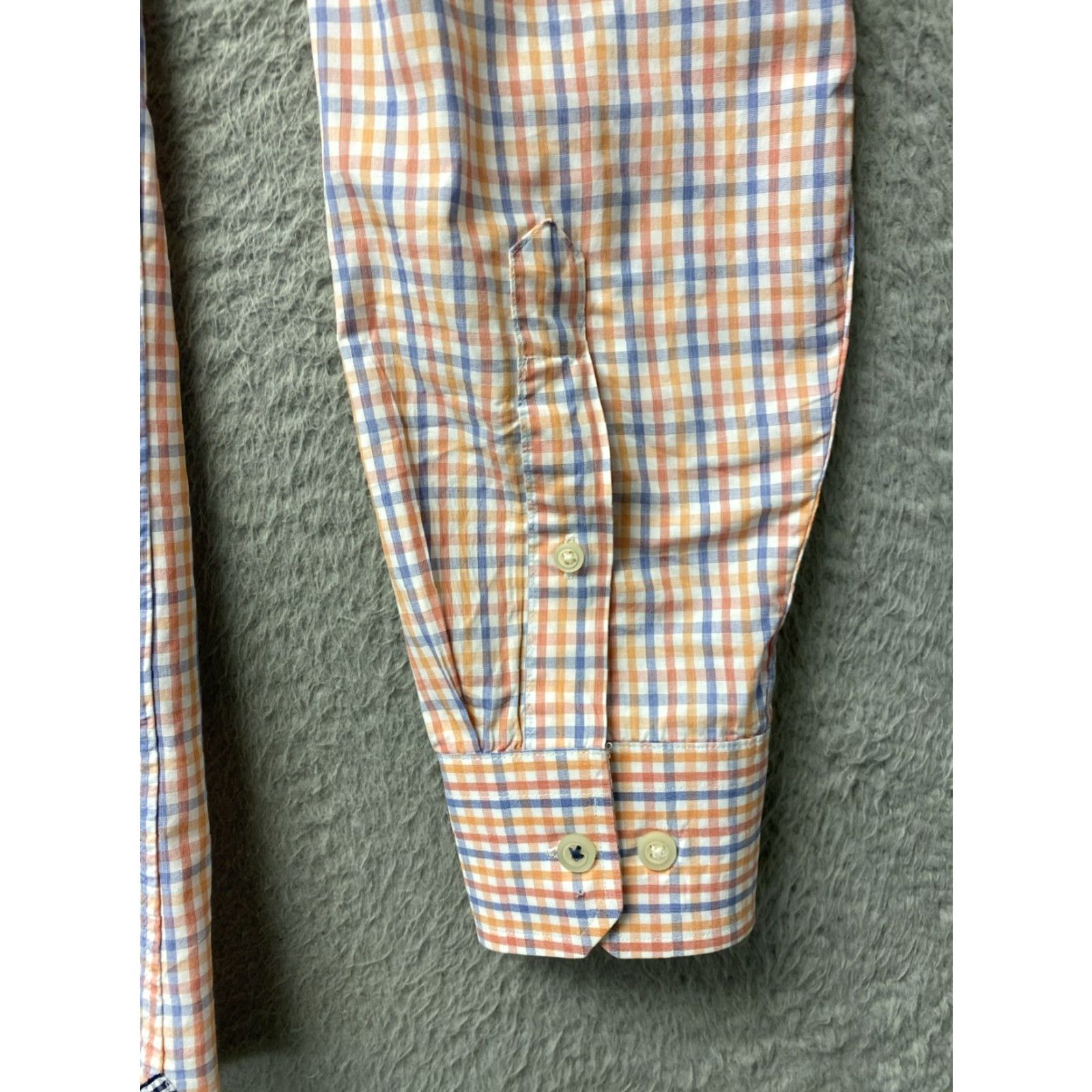 Banana Republic Banana Republic Button Shirt Men’s M Pink Blue Plaid Untucked Button-Down Collar Casual Size US M / EU 48-50 / 2 - 6 Thumbnail