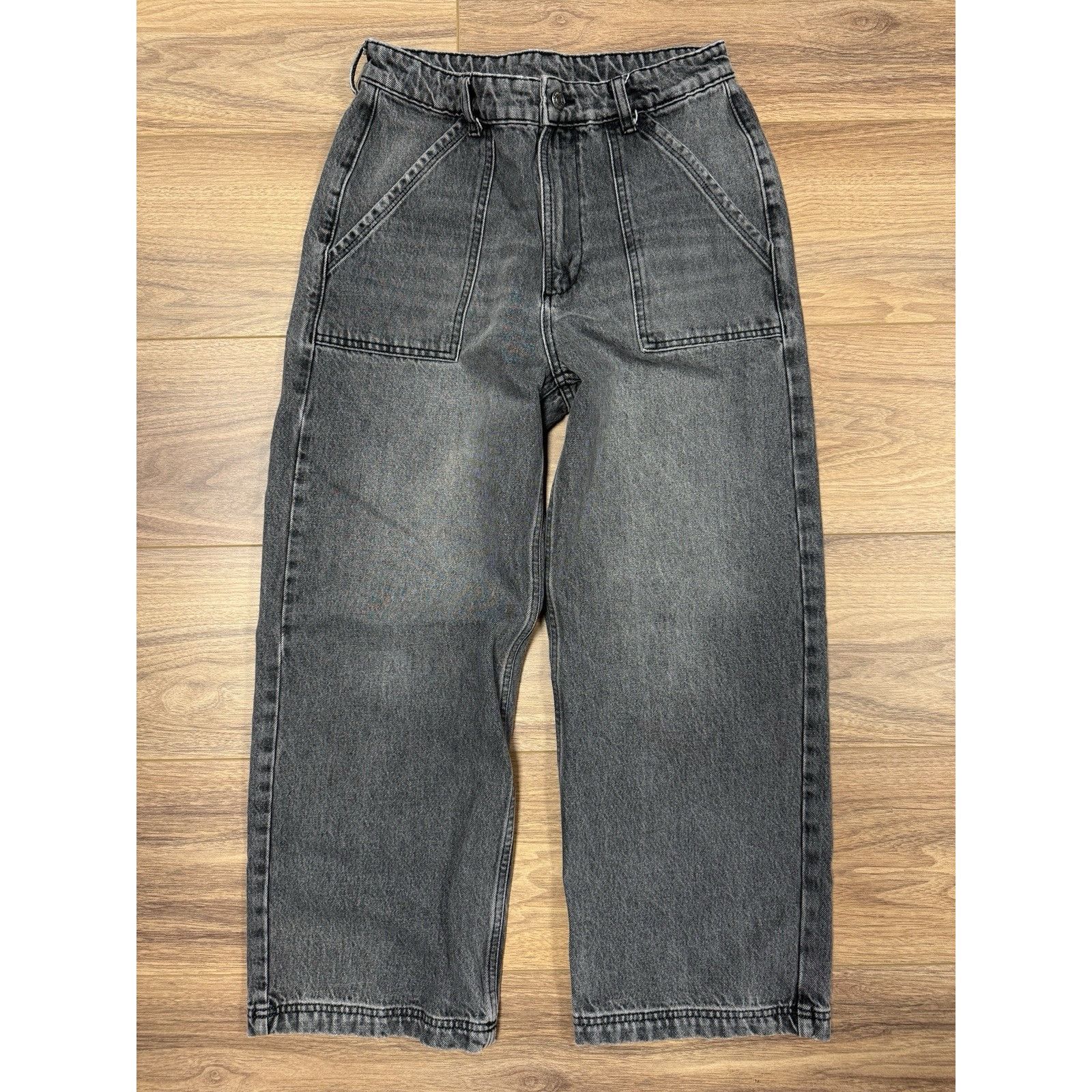 Quiksilver Quiksilver Baggy Jeans Mens 29 Gray Surf Skate Size US 29 - 1 Thumbnail