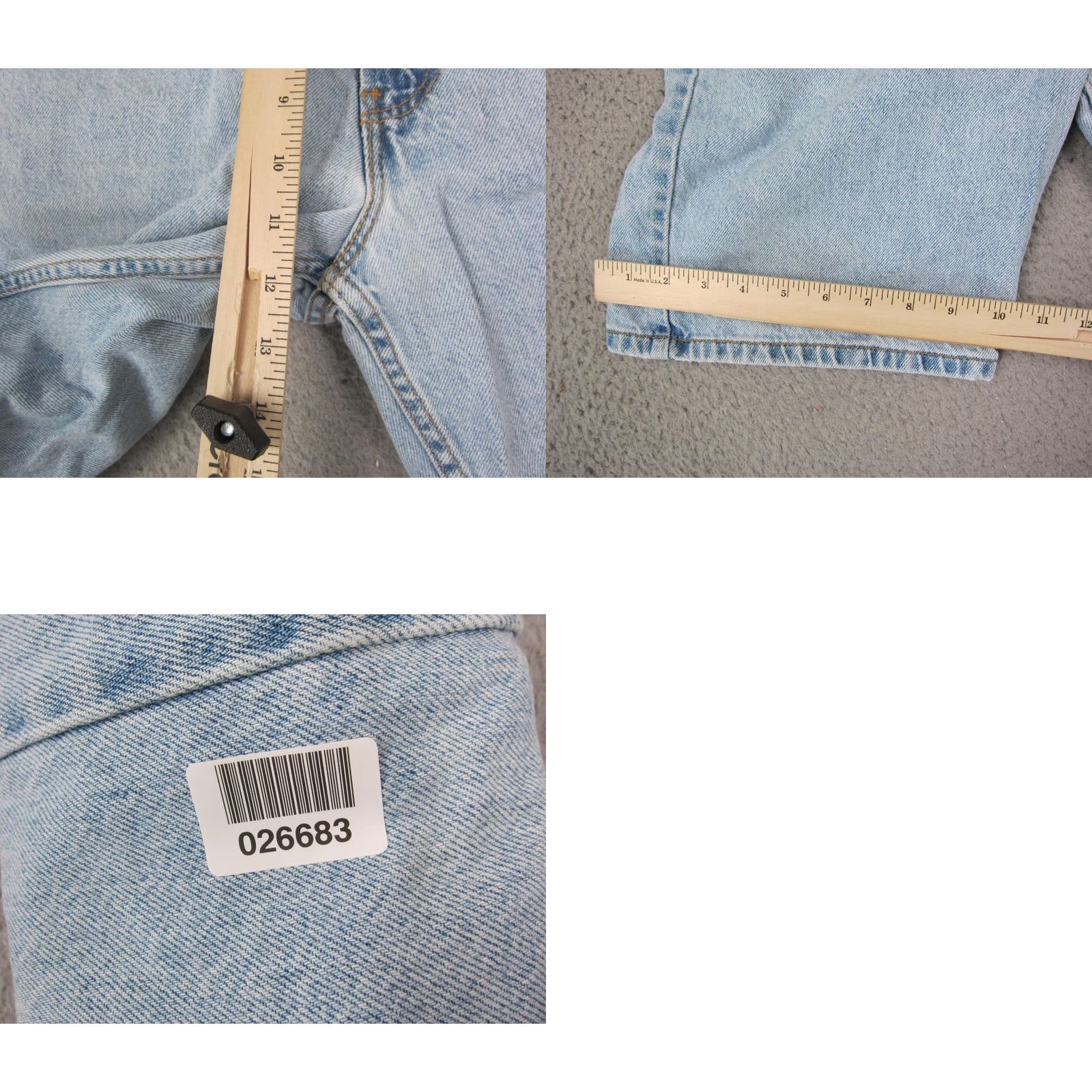 Levi's VINTAGE Levi's 505 Shorts Mens 36 Blue Denim 90s Jeans Jorts Regular 5-Pocket zipper Button Cotton Denim Blue Mens Summer Spring Fall Size US 36 / EU 52 - 9 Thumbnail
