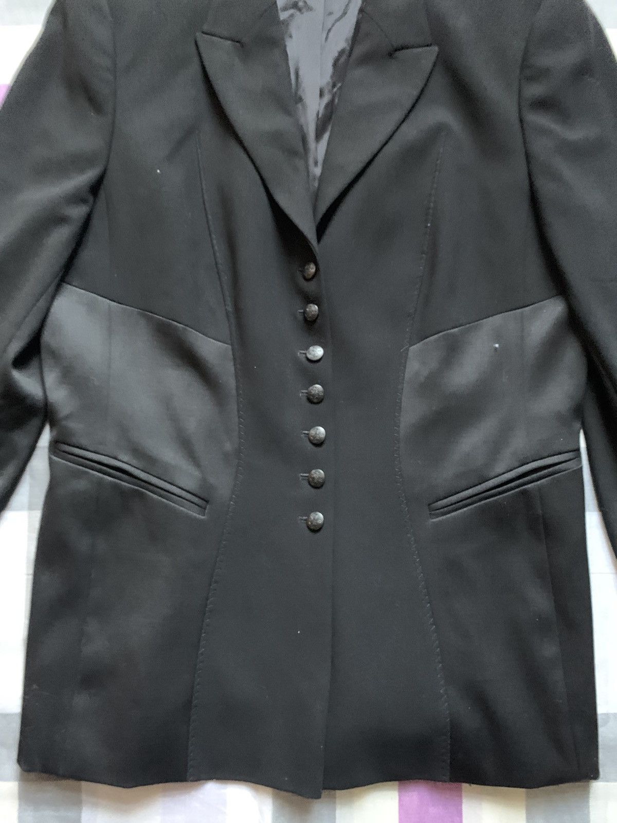 Escada Elegant black Escada blazer Vintage Size L / US 10 / IT 46 - 2 Thumbnail