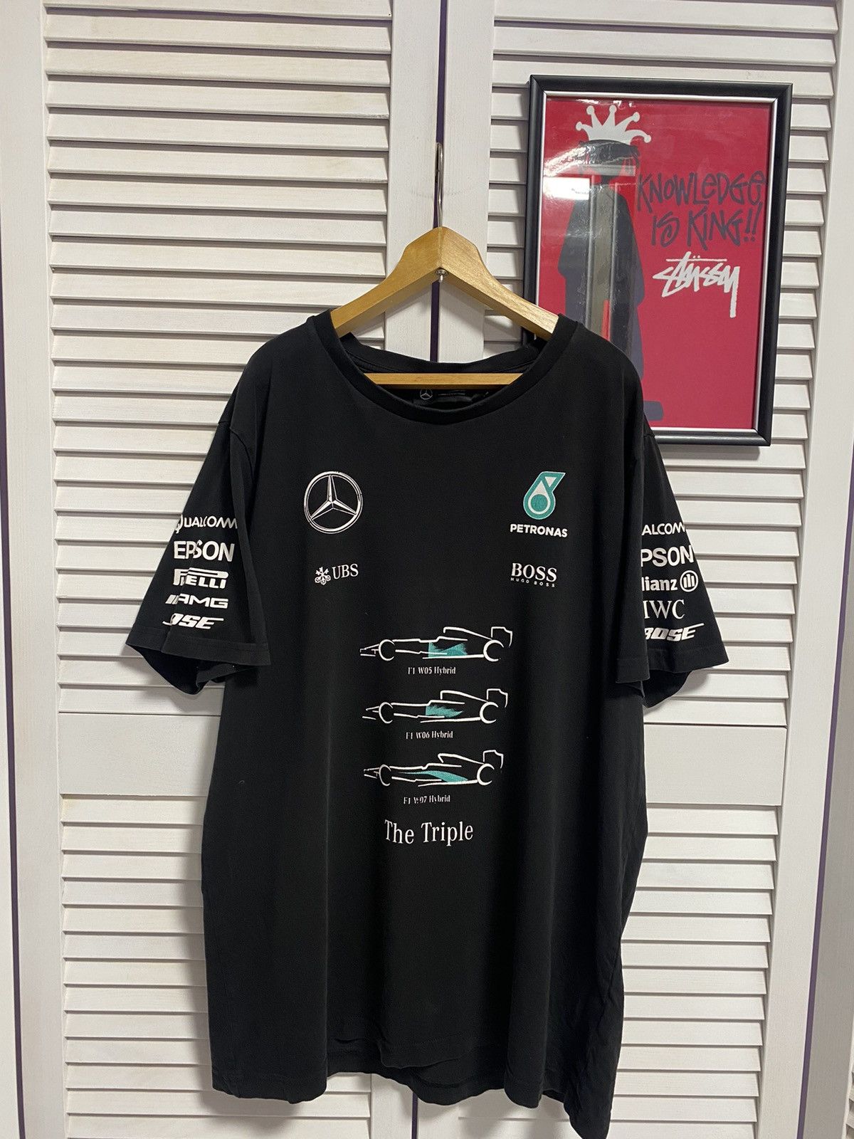 Hugo Boss × Mercedes-Benz T Shirt Tee Hugo Boss x Mercedes Benz x Petronas Size US XL / EU 56 / 4 - 1 Thumbnail
