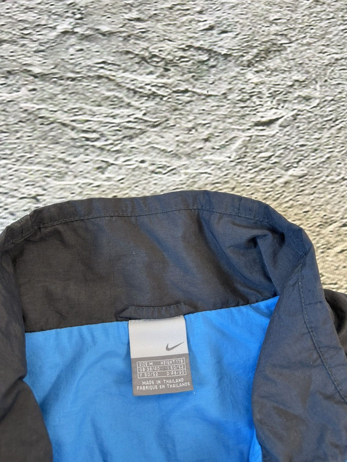 Nike × Vintage Nike track jacket nylon baby blue white vintage drill Y2K TN Size US M / EU 48-50 / 2 - 5 Thumbnail