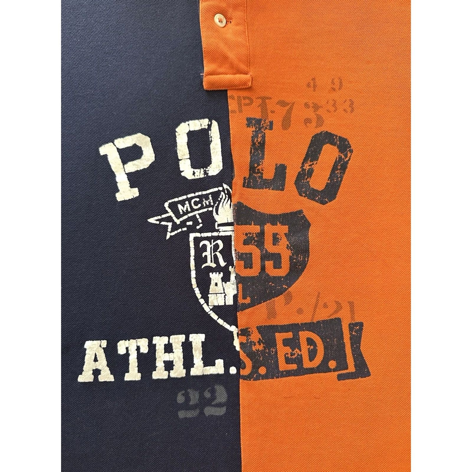 Polo Ralph Lauren Polo Ralph Lauren Color Block Polo Men's 2XL Classic F it Preppy Logo Button Collared Shirt Size US XXL / EU 58 / 5 - 2 Thumbnail