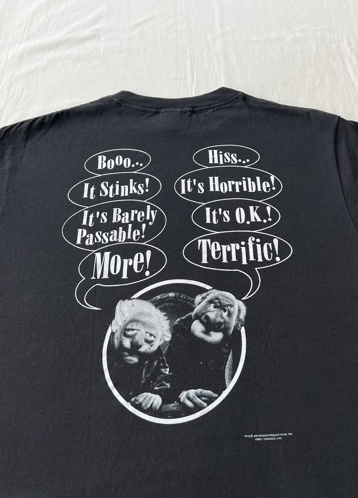 Cartoon Network Vintage 90s Statler Waldorf Sesame Street Muppets T-shirt Size US XL / EU 56 / 4 - 12 Thumbnail
