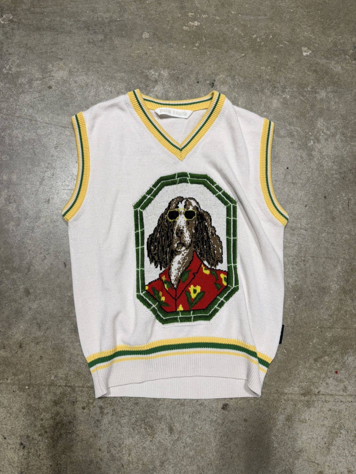 Palm Angels Palm Angels Wool Dog Vest - Size M Size US M / EU 48-50 / 2 - 1 Thumbnail