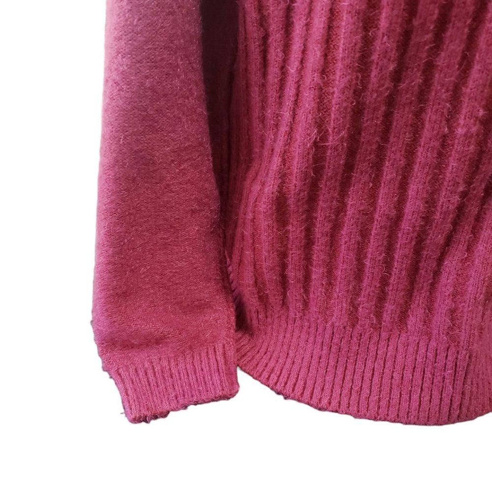 Free People CT775 Free People Ladies Burgundy Heavy Cowl Neck Sweater Size S / US 4 / IT 40 - 3 Thumbnail