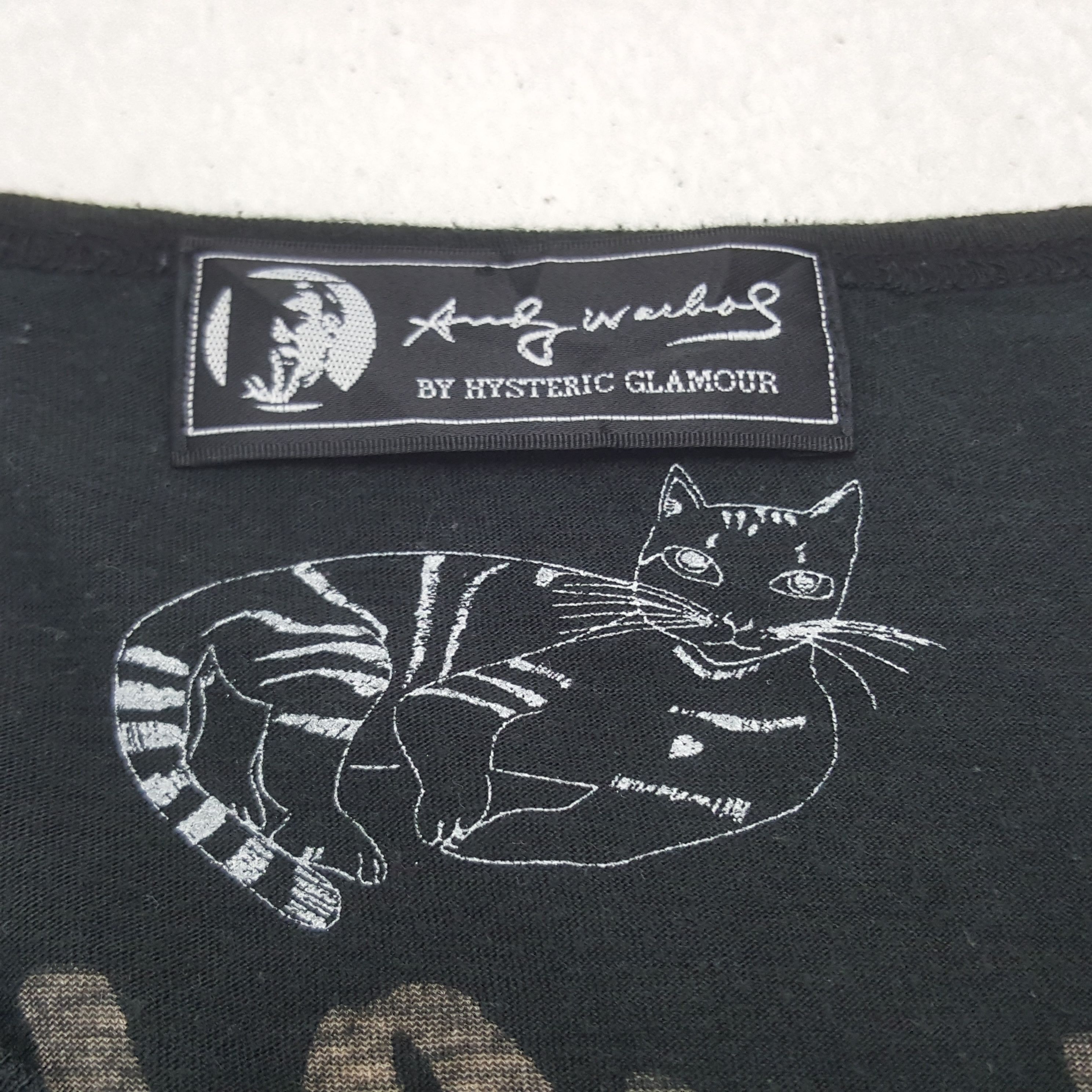 Andy Warhol × Hysteric Glamour × Vintage Vintage Hysteric Glamour X Andy Warhol Japan Tshirt C285N27 Size XS / US 0-2 / IT 36-38 - 6 Thumbnail