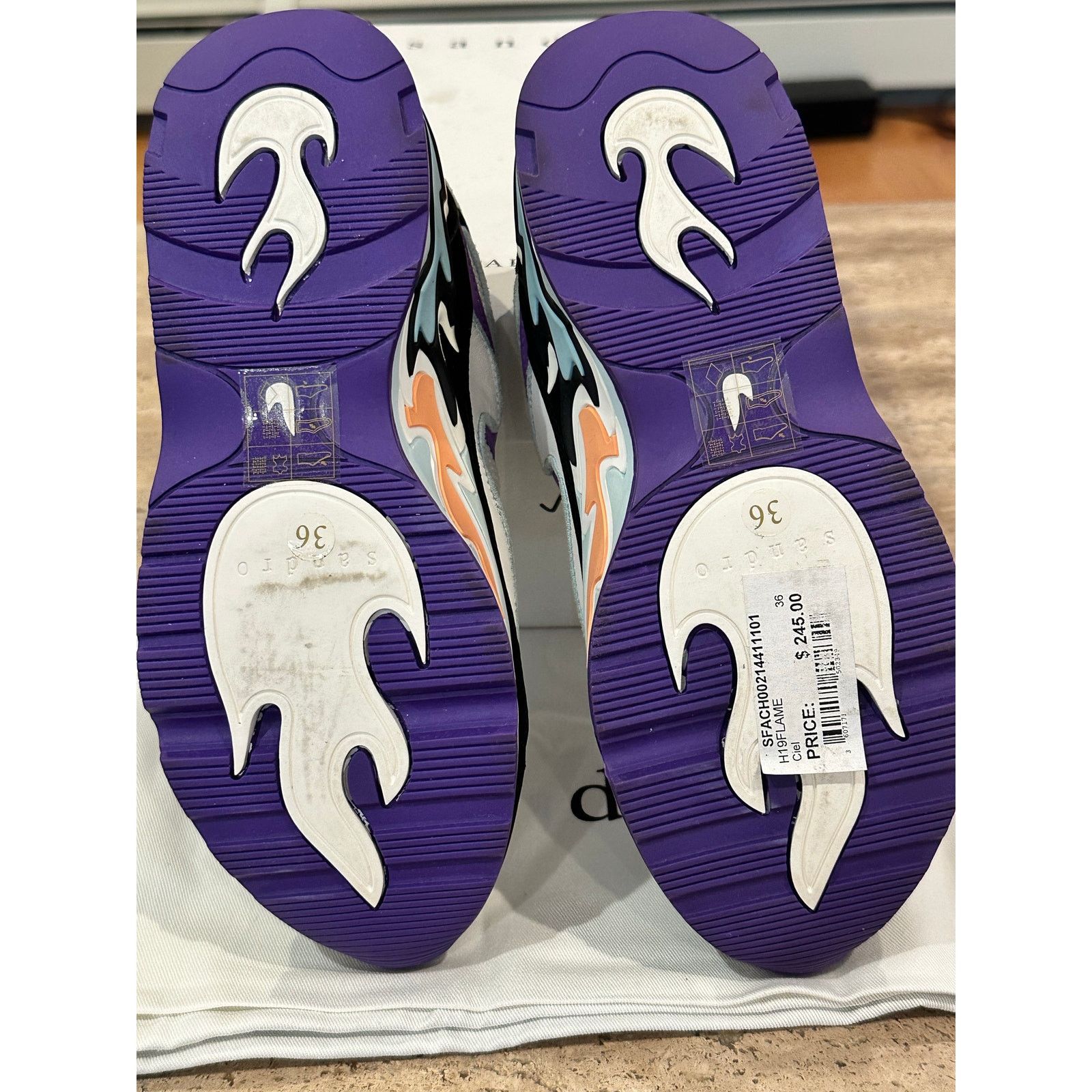 Sandro NEW Sandro Flame Fashion Sneakers size 36/ US 5 Size US 5 / IT 35 - 7 Thumbnail