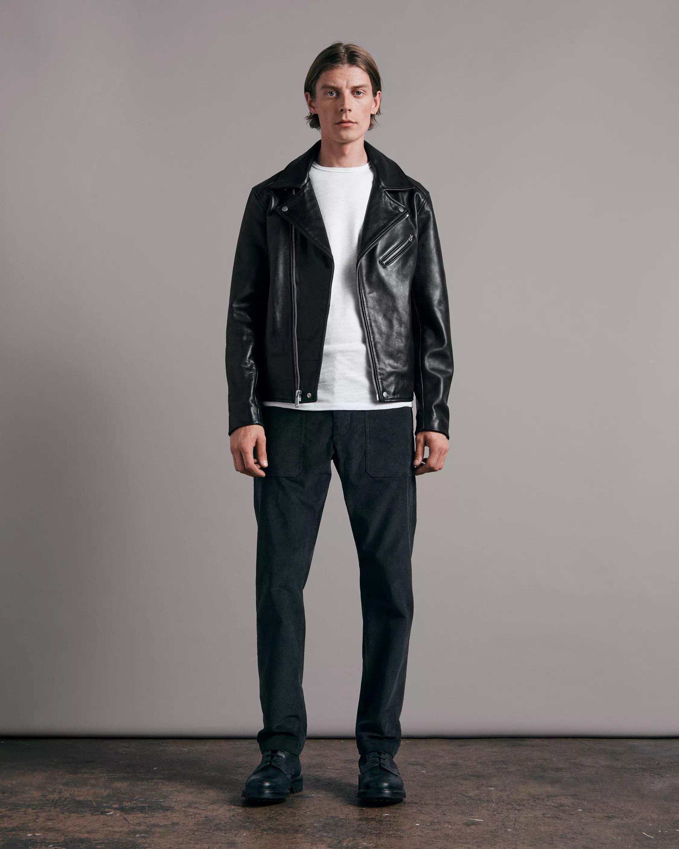 Rag & Bone $1395 Rag & Bone Buzz Leather Moto Jacket Size US XS / EU 42 / 0 - 3 Thumbnail