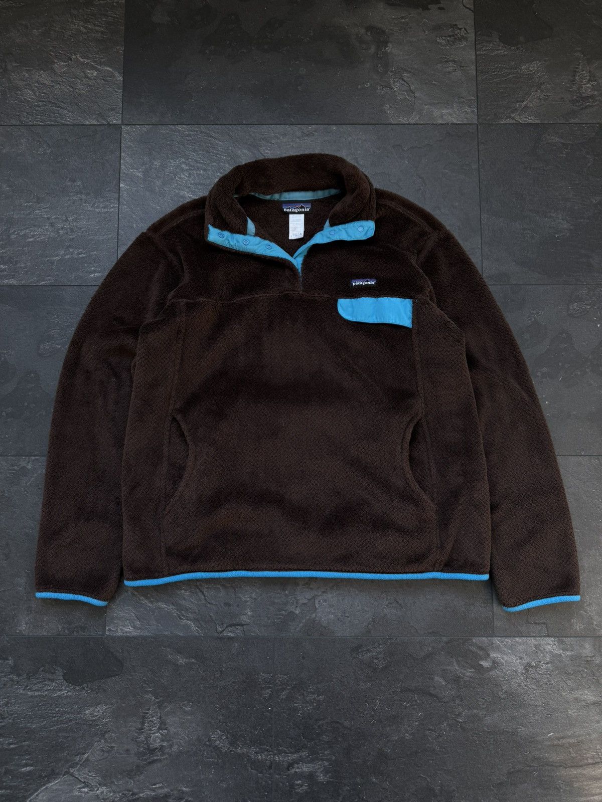 Patagonia × Streetwear × Vintage Vintage brown rare synchilla sweatshirt hoodie 90s Size XL / US 12-14 / IT 48-50 - 1 Thumbnail