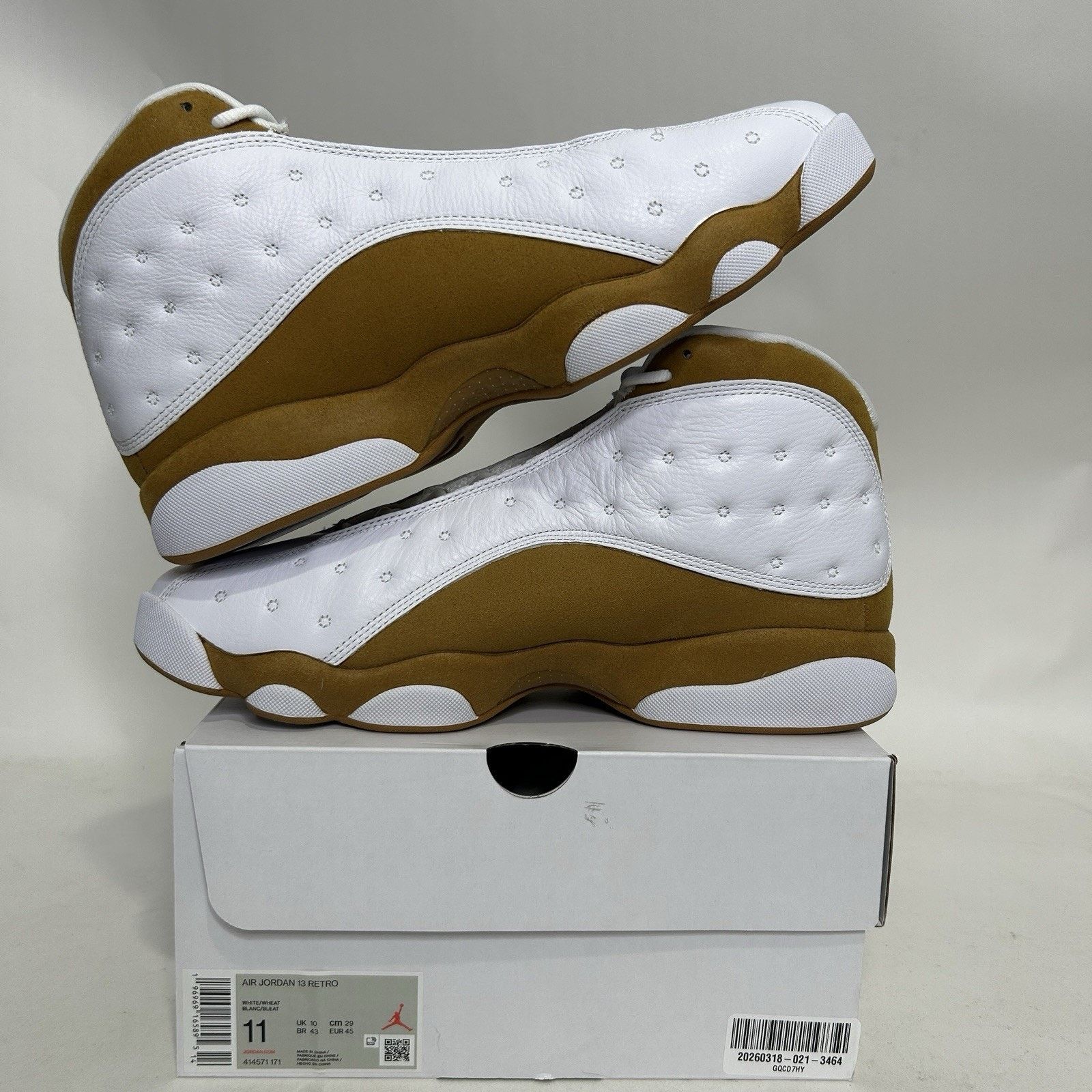 Jordan Brand Nike Air Jordan 13 Retro OG “Wheat” 414571-171 Size US 11 / EU 44 - 3 Thumbnail
