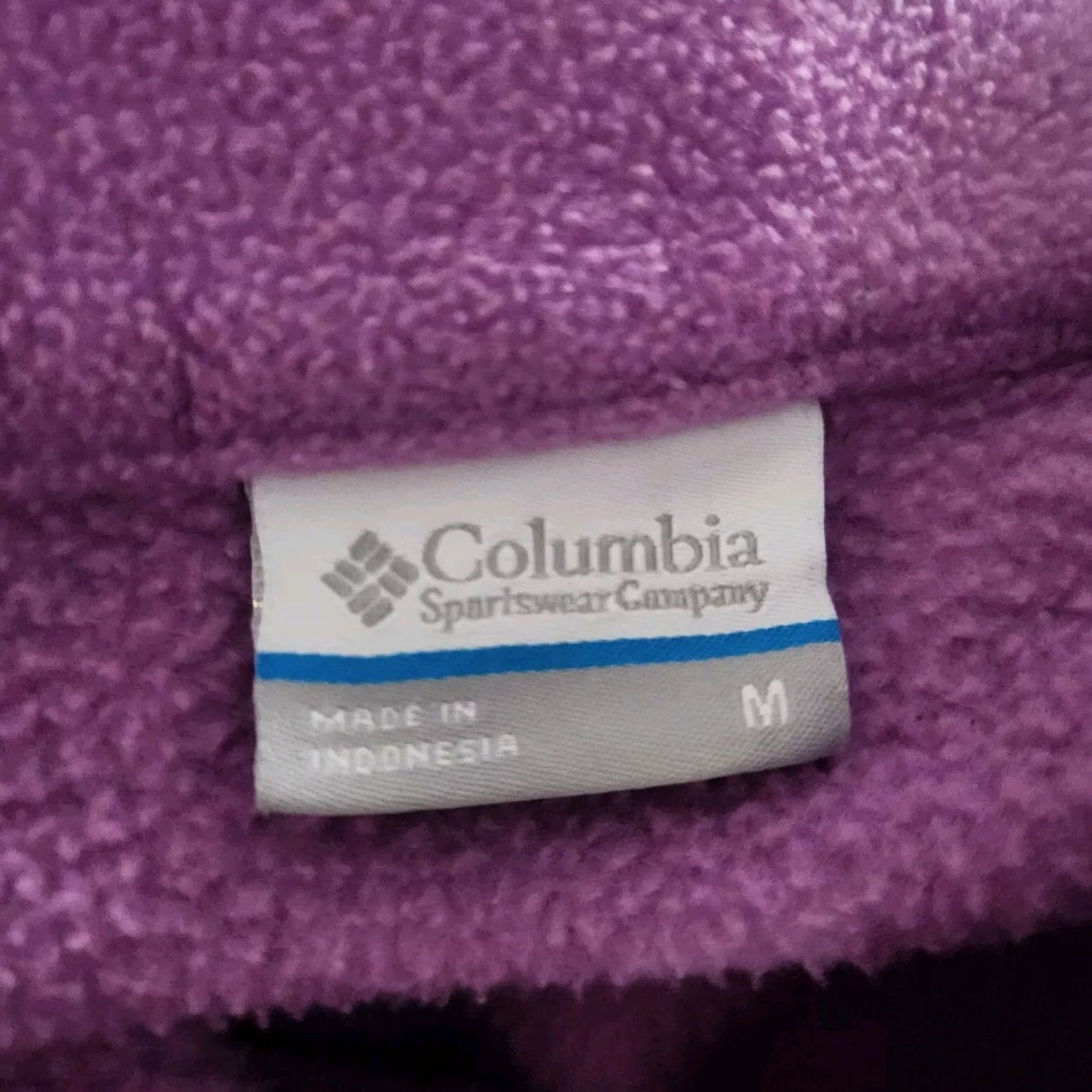 Vintage Columbia Jacket Womens Medium Purple Fleece Full Zip Casual Outdoor Hiking Size M / US 6-8 / IT 42-44 - 7 Thumbnail