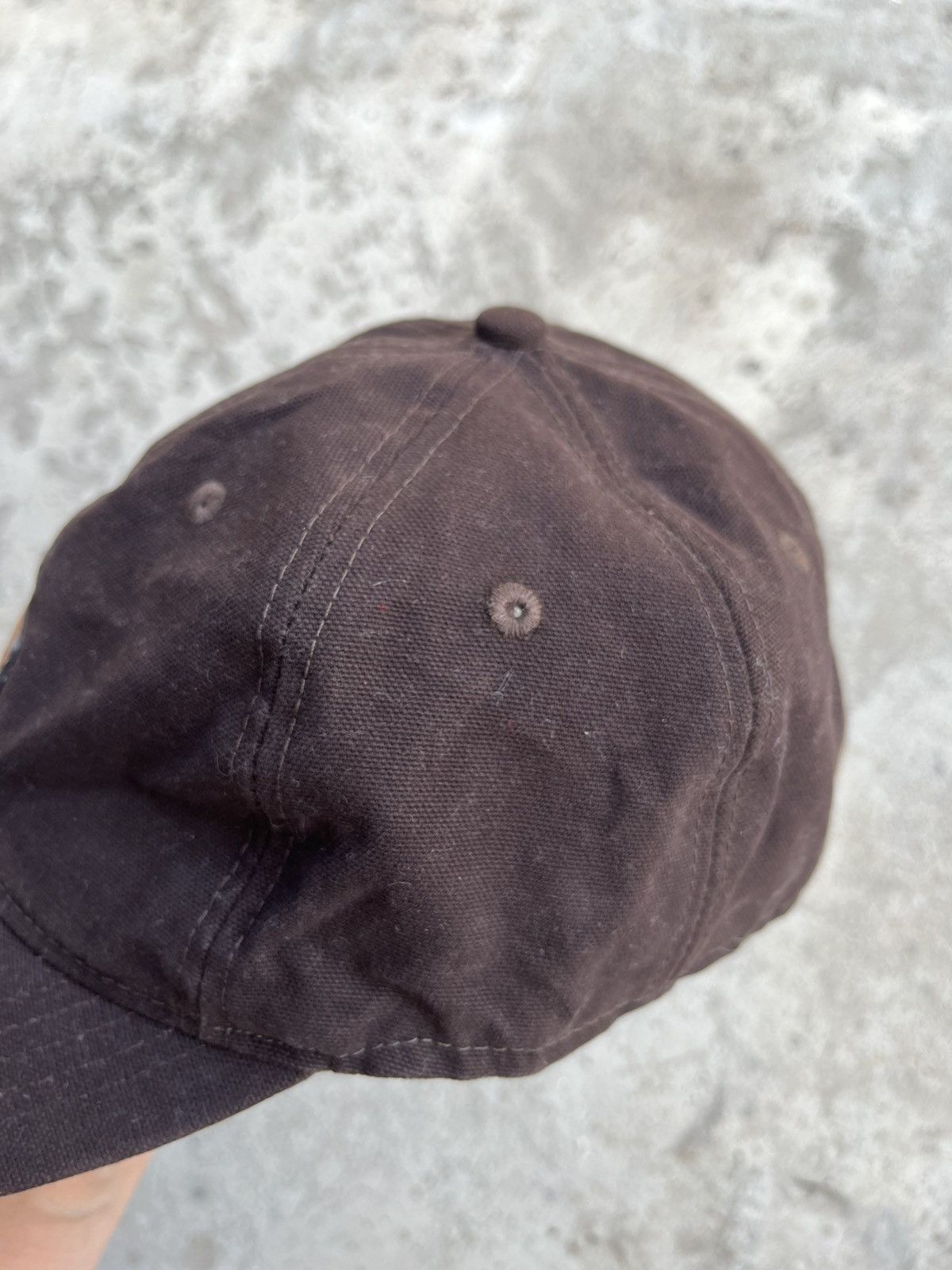 Carhartt Vintage Carhartt Brown Five Panel Streetwear Cap Hat Y2K Size ONE SIZE - 8 Thumbnail