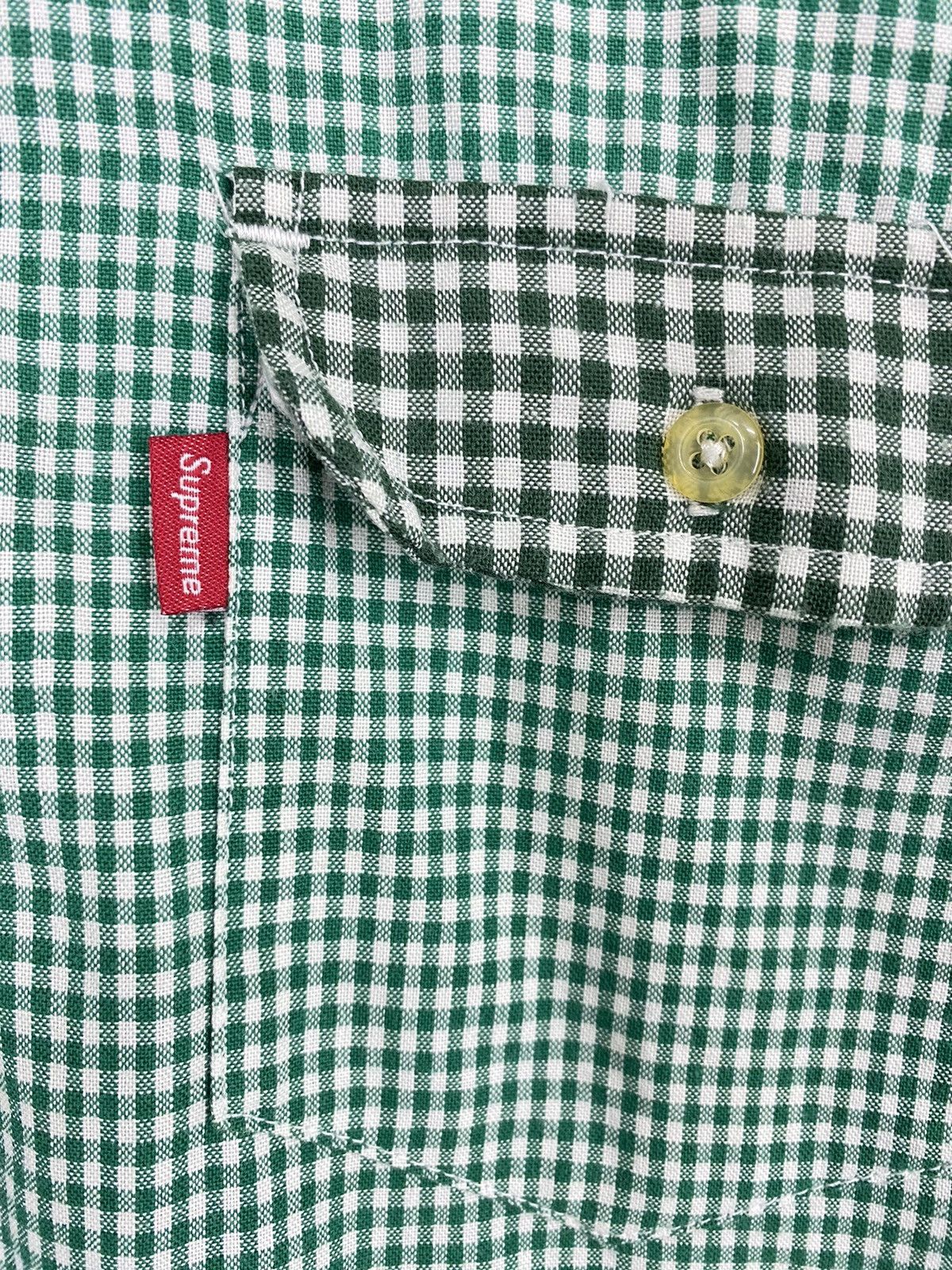 Supreme SUPREME GREEN CHECKED SHIRT. SIZE XLARGE . NYC. SKATEBOARD. Size US XL / EU 56 / 4 - 5 Thumbnail