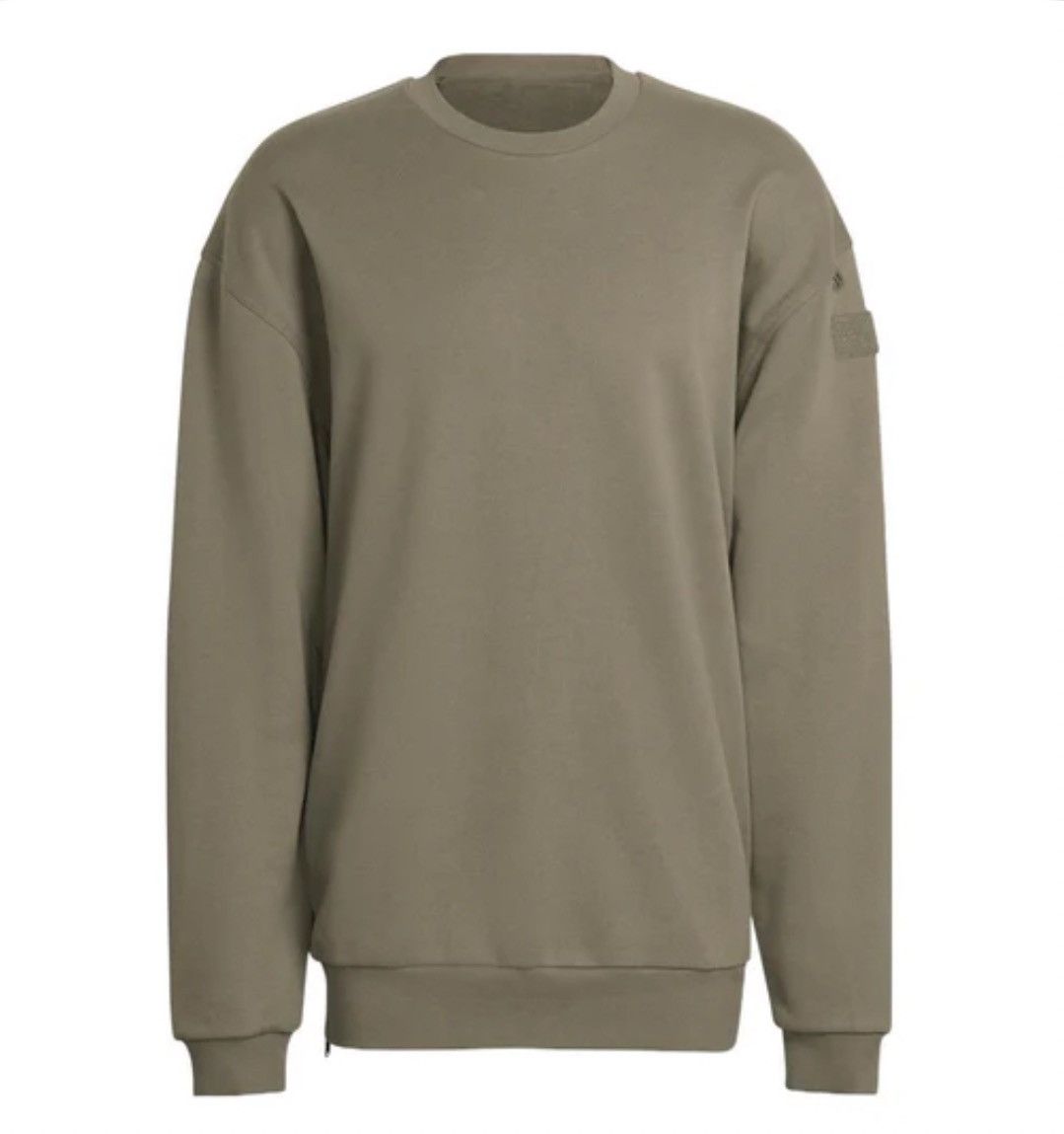 Adidas Men's adidas sweatshirt Loose Pullover Gray Brown oversize Size US L / EU 52-54 / 3 - 17 Thumbnail