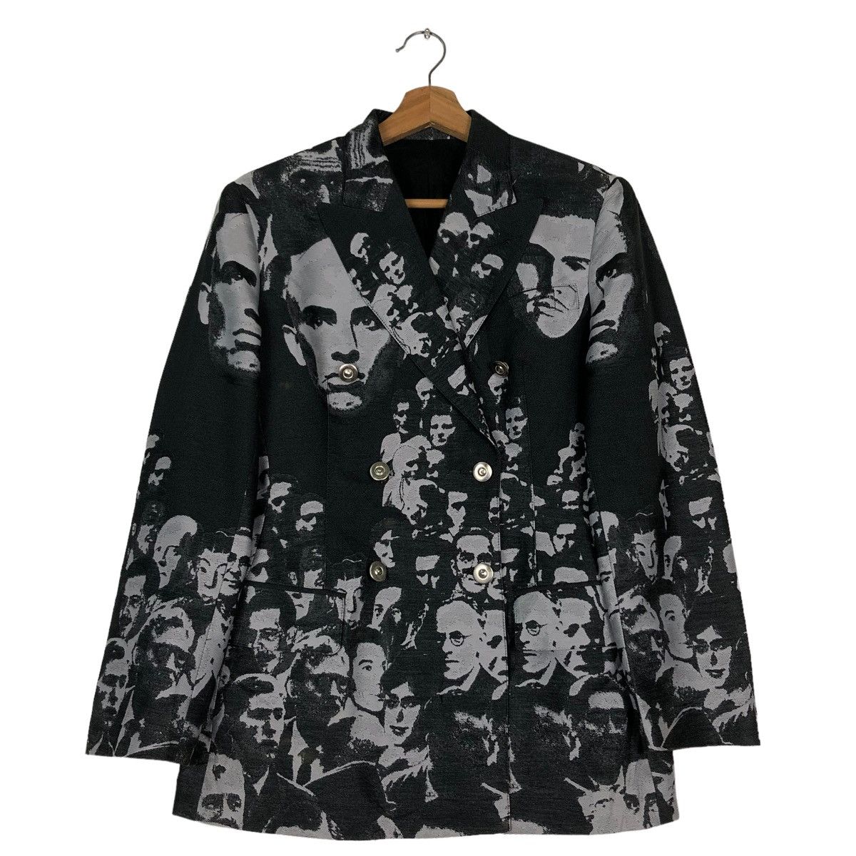 Jean Paul Gaultier 🔥VINTAGE 1992 JEAN PAUL GAULTIER FEMME FACE MOTIFS FULLPRINT Size M / US 6-8 / IT 42-44 - 2 Thumbnail