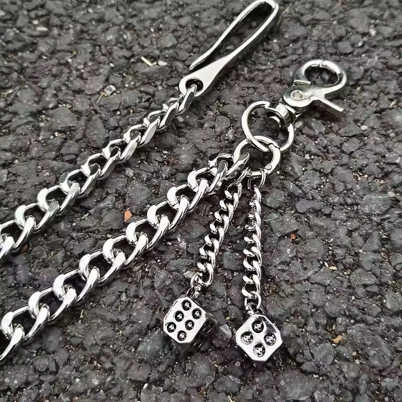 Vintage men single layer dice pants chain Size ONE SIZE - 4 Thumbnail