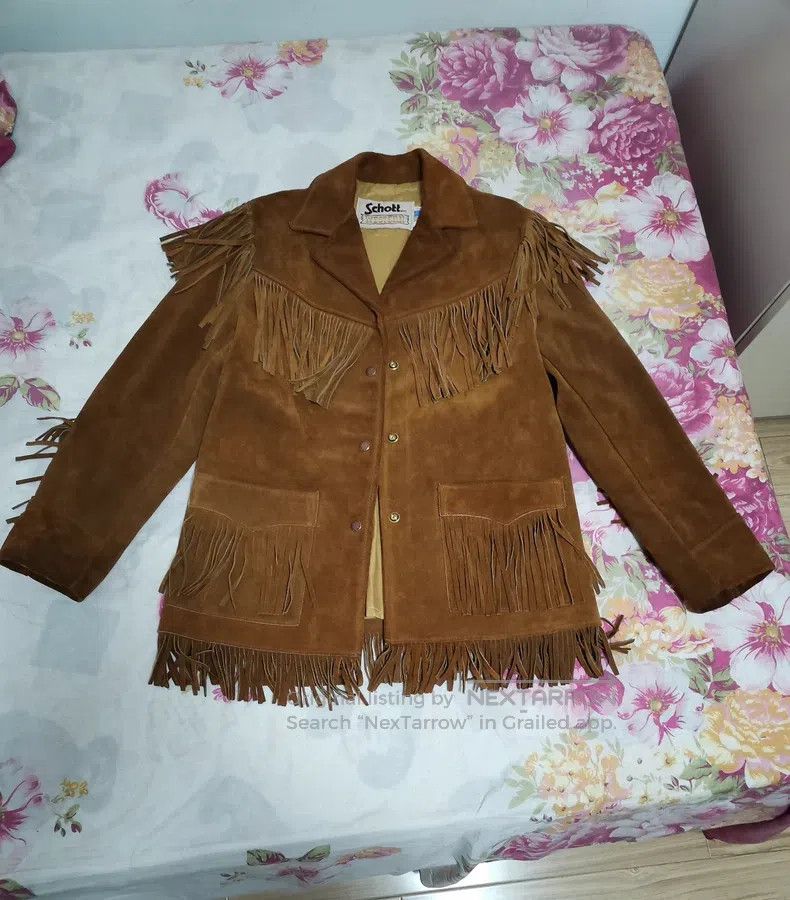 Schott Schott NYC vintage western fringed leather jacket Size US M / EU 48-50 / 2 - 1 Thumbnail