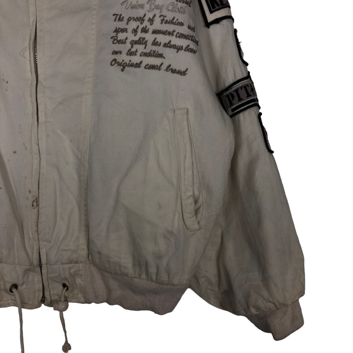 Japanese Brand 🔥Vintage Bomber Jacket Biker Union Made Japan Big Logo Size US M / EU 48-50 / 2 - 8 Thumbnail