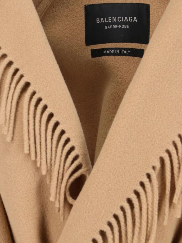 Balenciaga o1bcso1str1225 Fringe Jacket in Beige Size XS / US 0-2 / IT 36-38 - 5 Thumbnail
