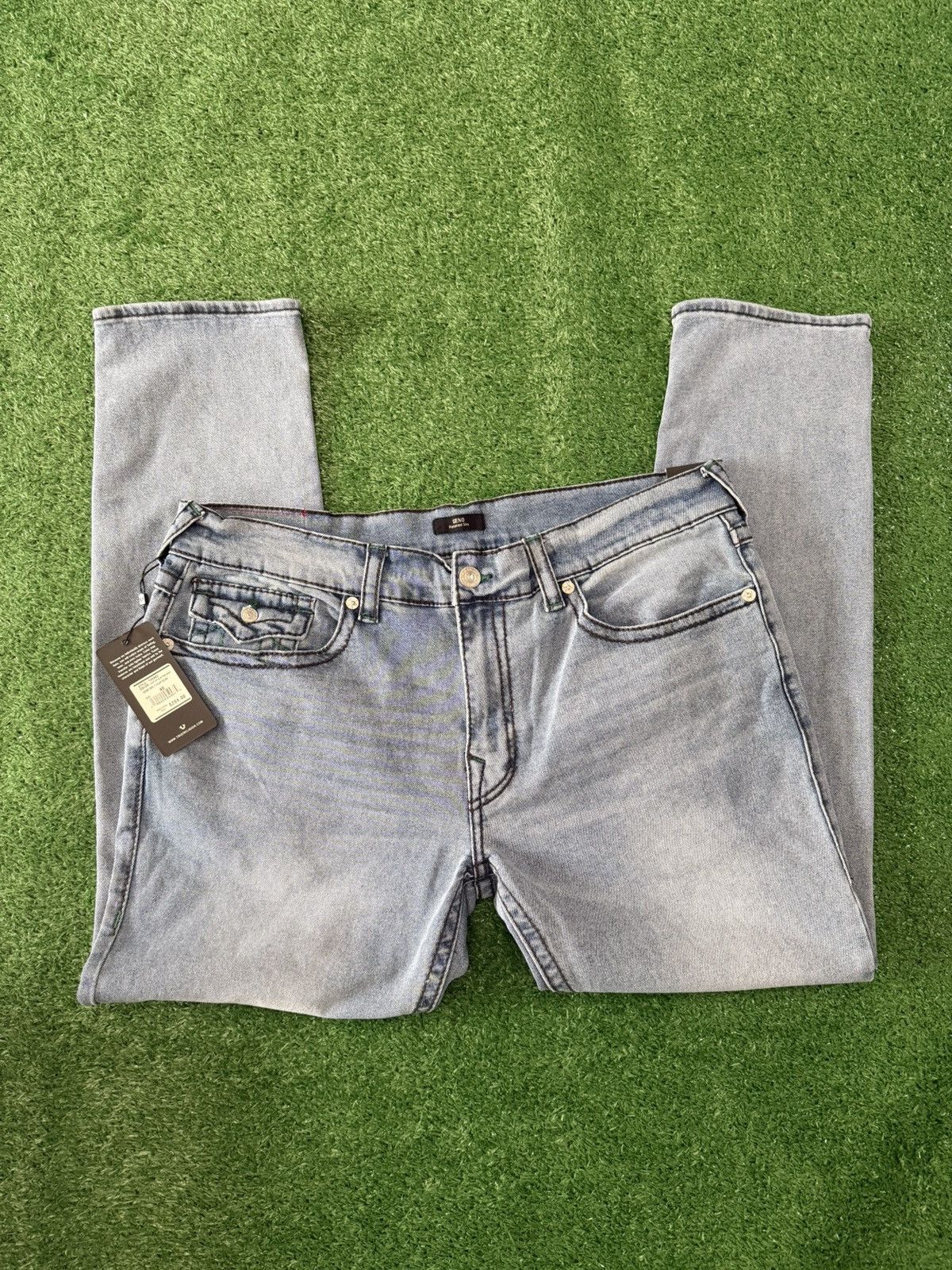 True Religion True Religion Geno Relaxed Slim Jeans Size US 40 / EU 56 - 2 Thumbnail