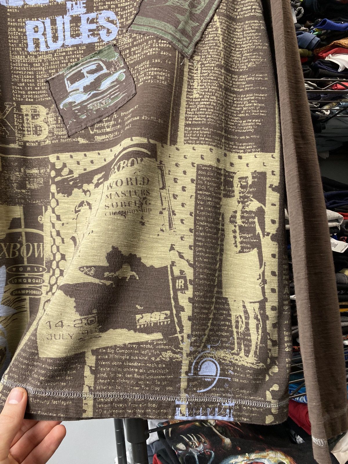 Oxbow Vintage Oxbow Patchwork Longsleeve Quiksilver Stussy Size US XL / EU 56 / 4 - 10 Thumbnail