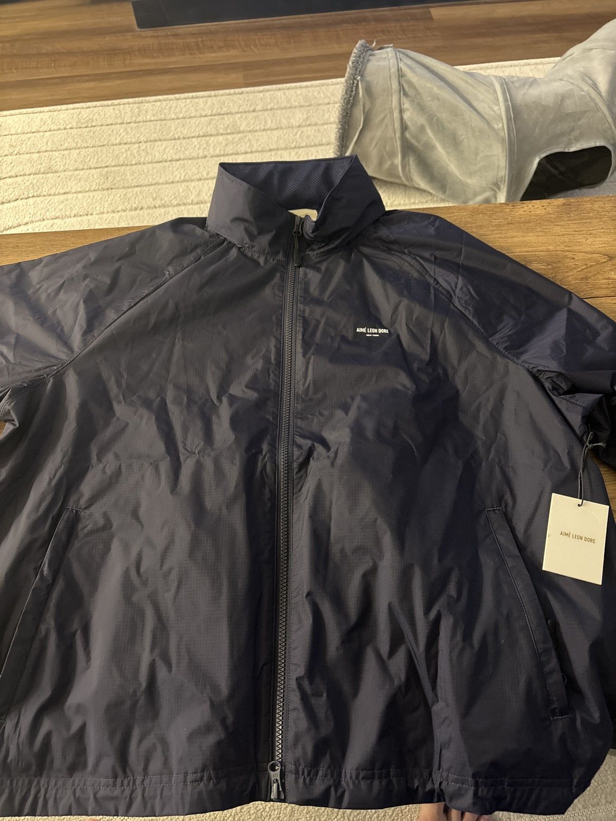 Aime Leon Dore Aime Leon Dore logo navy track jacket uniform XL Size US XL / EU 56 / 4 - 2 Thumbnail