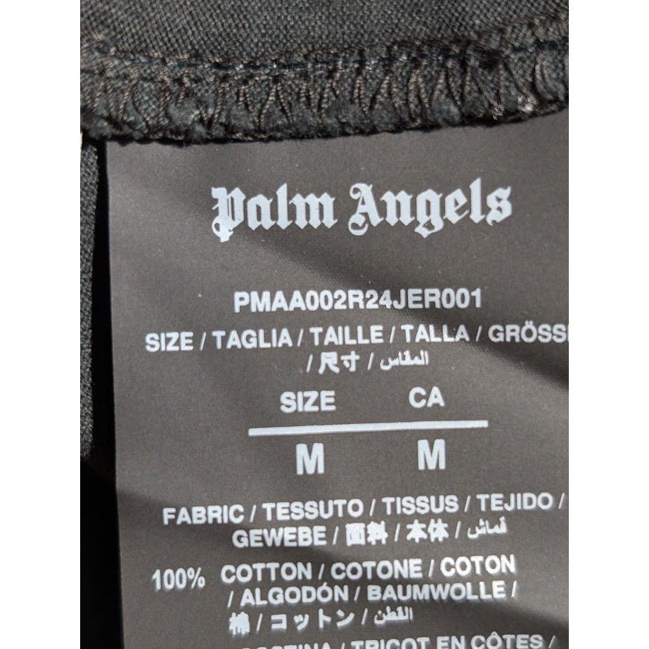 Palm Angels o1rshd1 Foggy PA Logo Over T-Shirt in Black / White Size US M / EU 48-50 / 2 - 17 Thumbnail