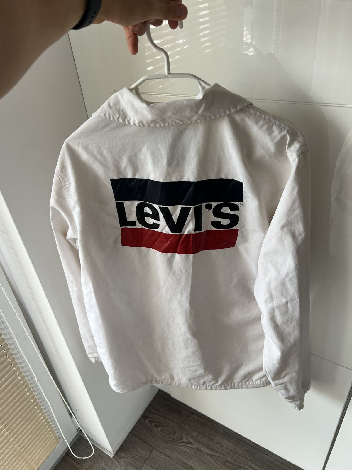 Levi's ‼️Levi’s Big Logo Nylon Black Tag Coach Active Urban Jacket‼️ Size US M / EU 48-50 / 2 - 2 Thumbnail