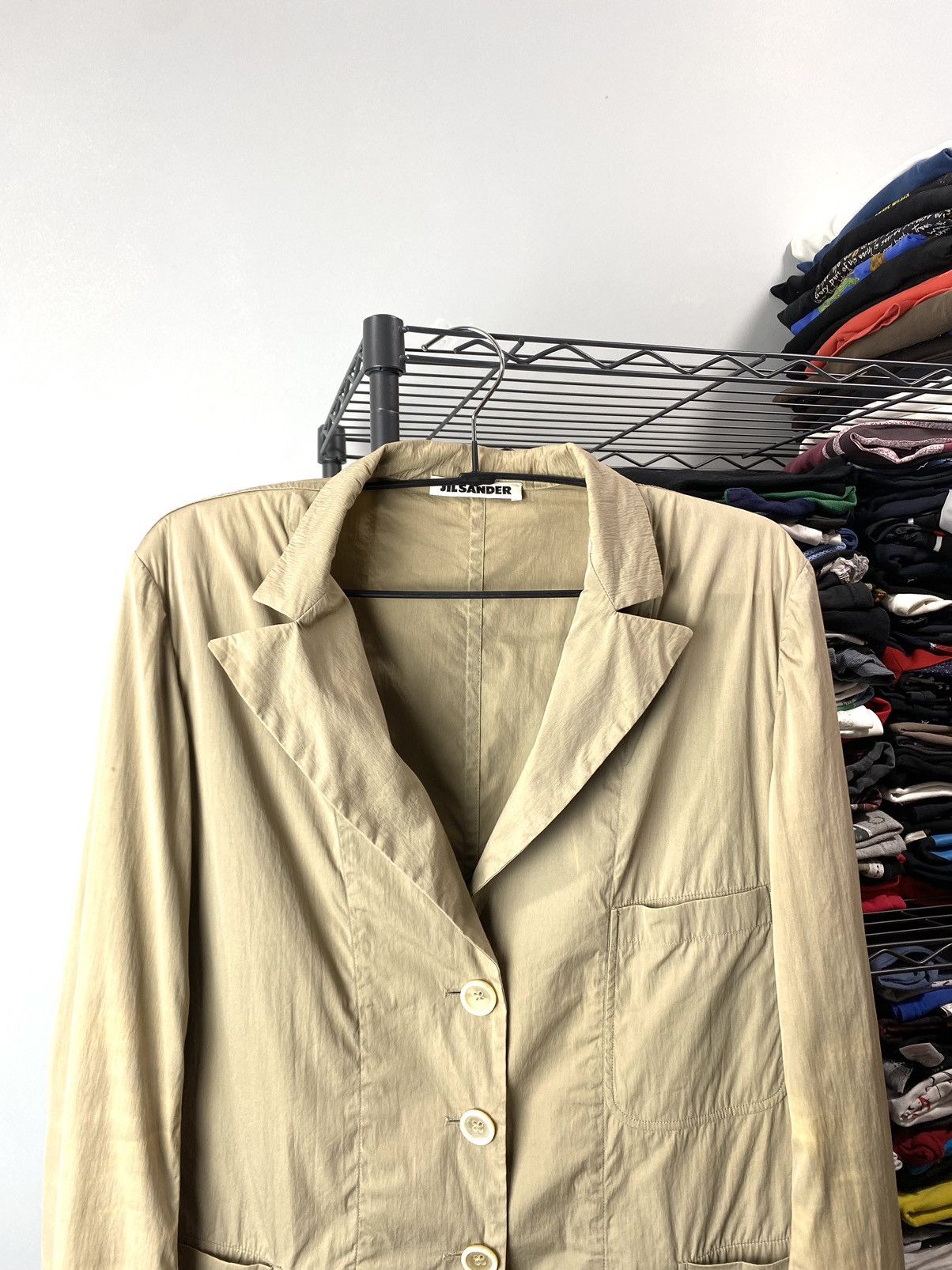 Jil Sander Vintage Jil Sander Blazer Jacket Sunfaded Size S / US 4 / IT 40 - 2 Thumbnail