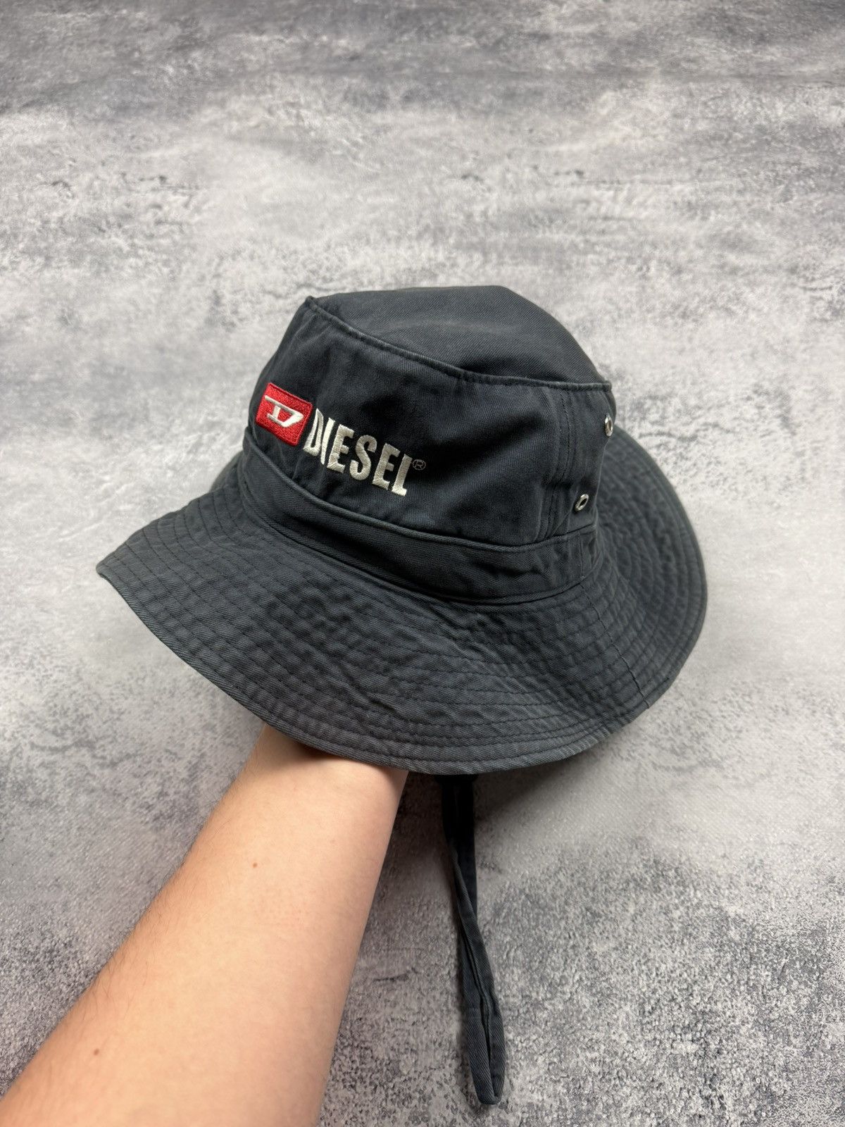 Diesel Vintage Diesel Y2K Panama Hat Embroidered Logo Cap Size ONE SIZE - 2 Thumbnail
