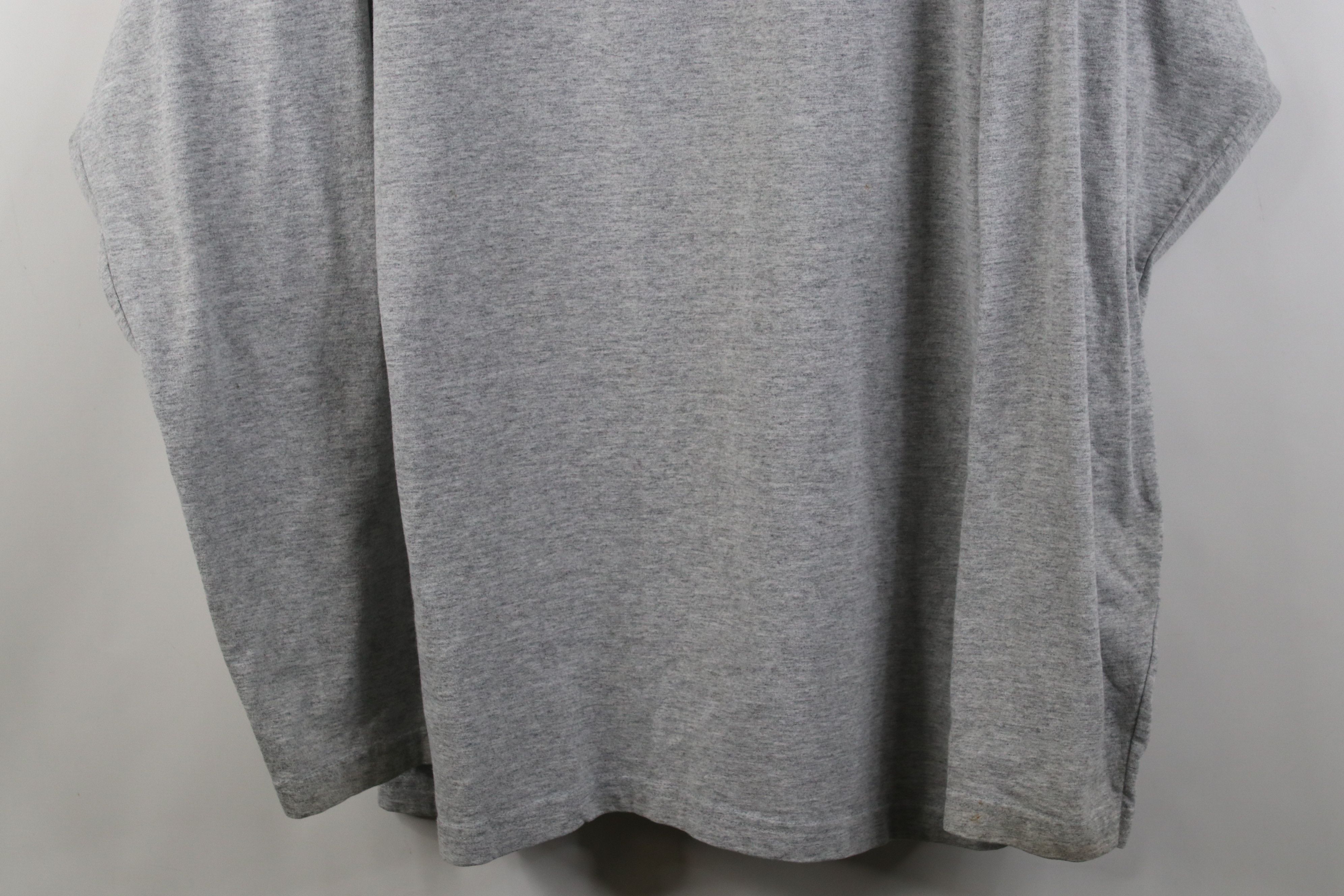 Wilson Vintage 90s Wilson Long Sleeve Henley T-Shirt Heather Gray Size US XXL / EU 58 / 5 - 3 Thumbnail