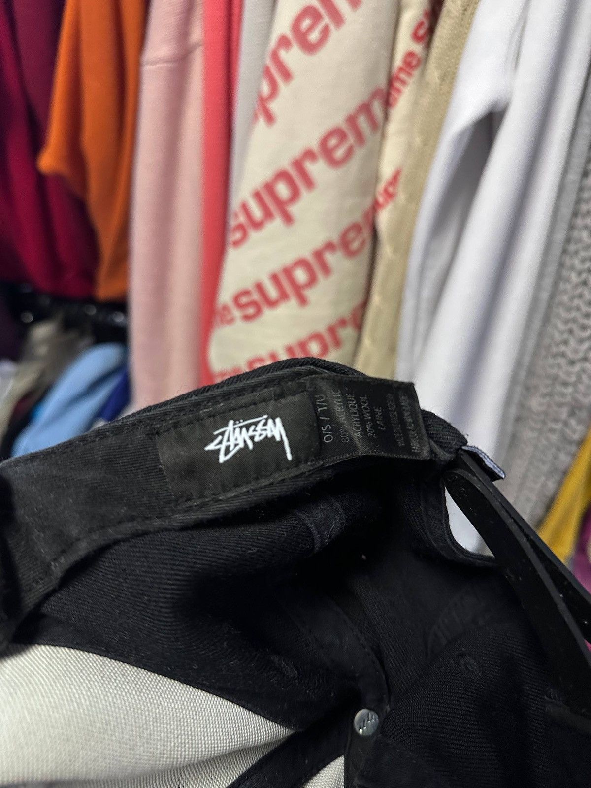 Stussy Vintage Stussy Embroidery Logo Cap Os Size ONE SIZE - 8 Thumbnail