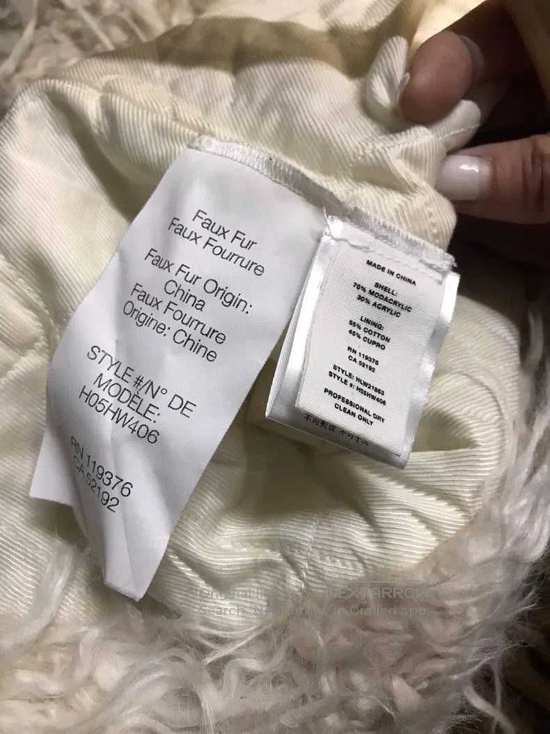 Helmut Lang HELMUT LANG Faux Fur Short Coat . Size US XS / EU 42 / 0 - 5 Thumbnail