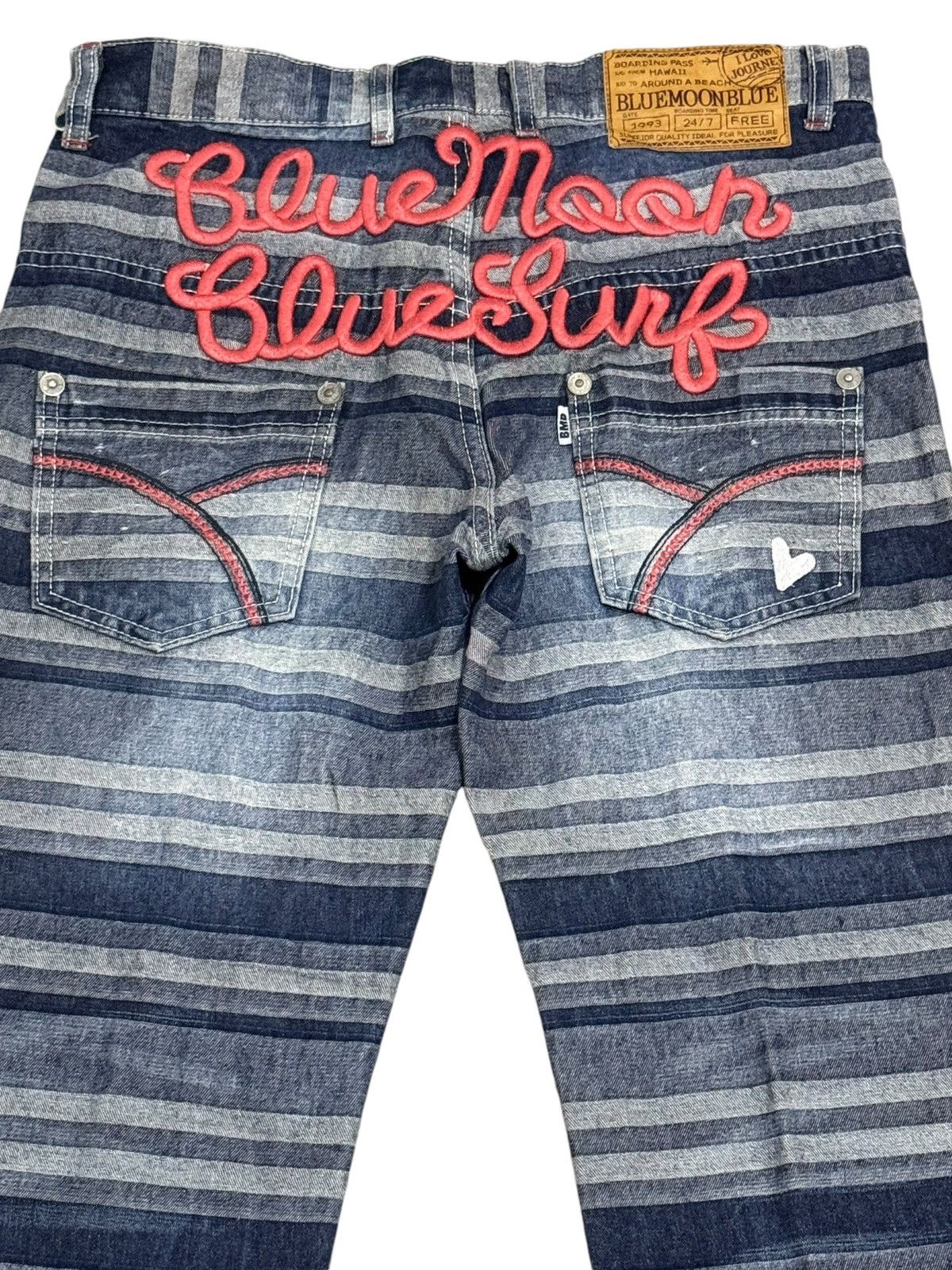 Hysteric Glamour BLUE MOON BLUE FLARE DENIM HYSTERIC GLAMOUR INSPIRED JEANS Size US 30 / EU 46 - 5 Thumbnail