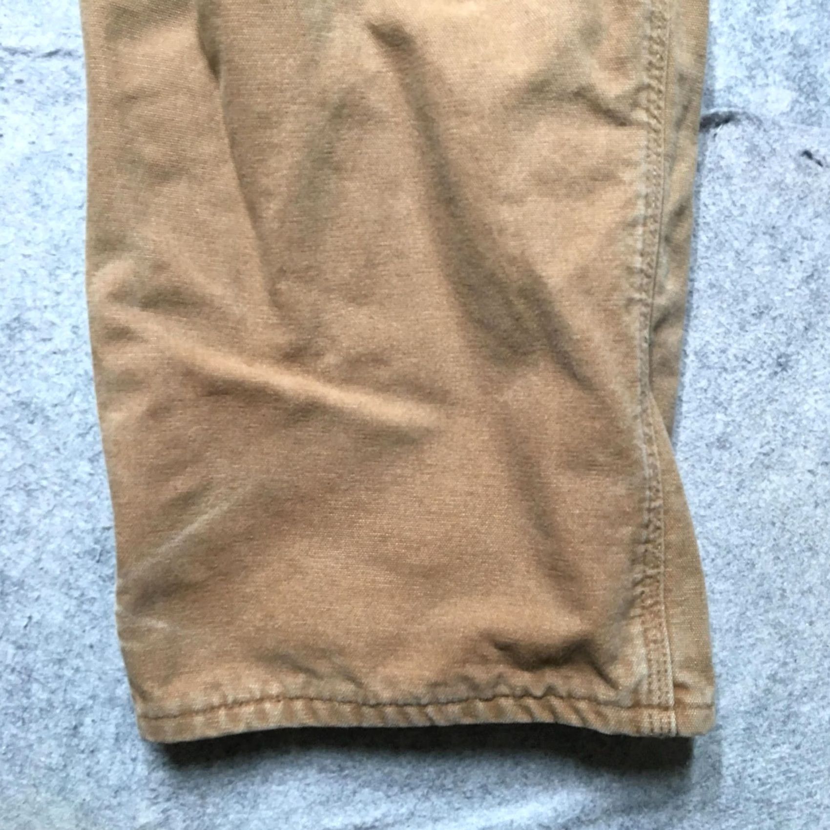 Carhartt VINTAGE Carhartt B111 Pants Mens 44x32 Brown Flannel Lined Carpenter USA Union Size US 44 / EU 60 - 2 Thumbnail