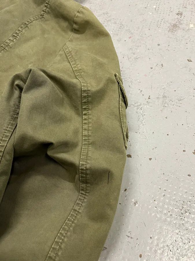 Daniele Alessandrini Daniele Alessandrini Multi-Pocket Khaki Hooded Jacket Size US XS / EU 42 / 0 - 8 Thumbnail