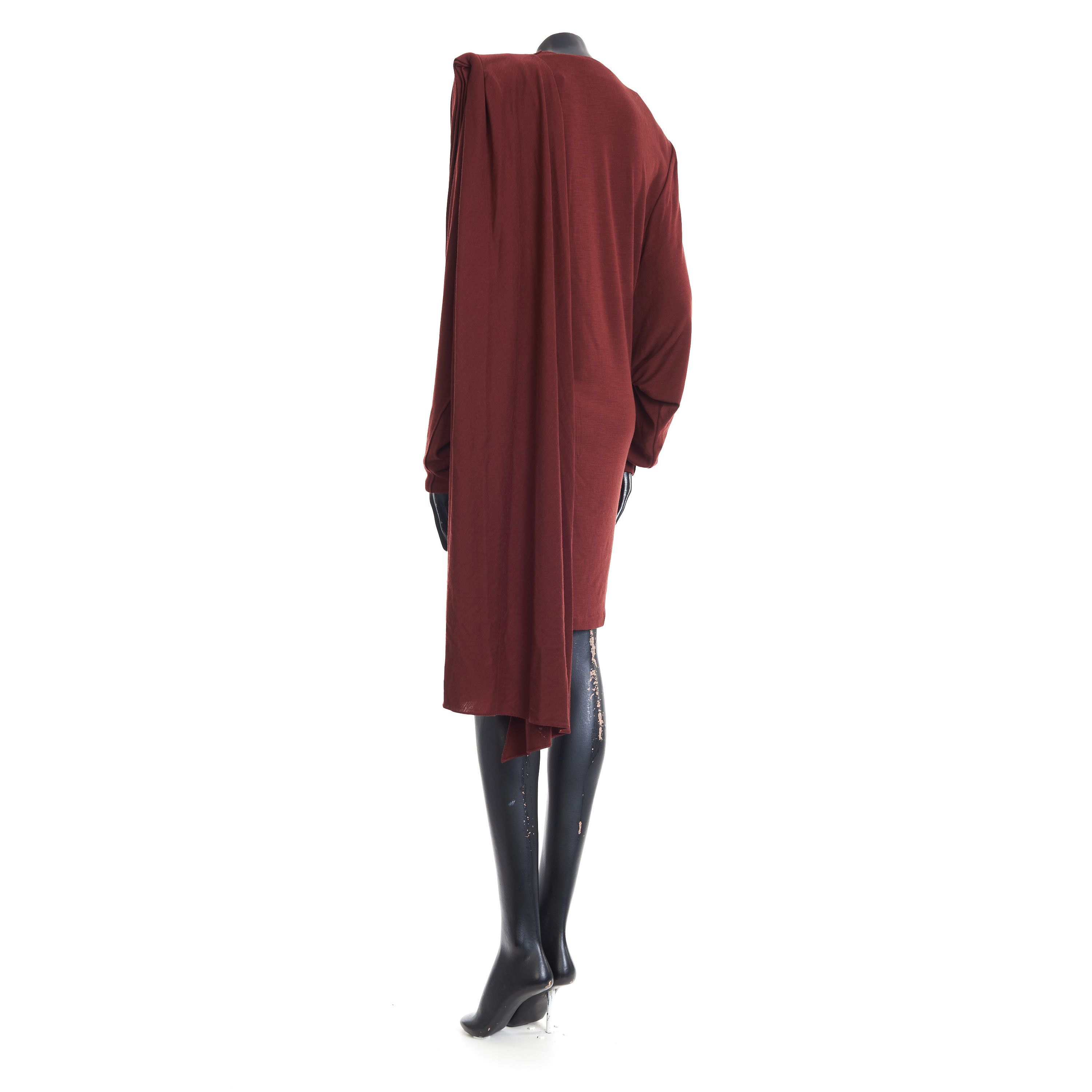Saint Laurent Paris Draped Dress In Wool Jersey Size S / US 4 / IT 40 - 4 Thumbnail