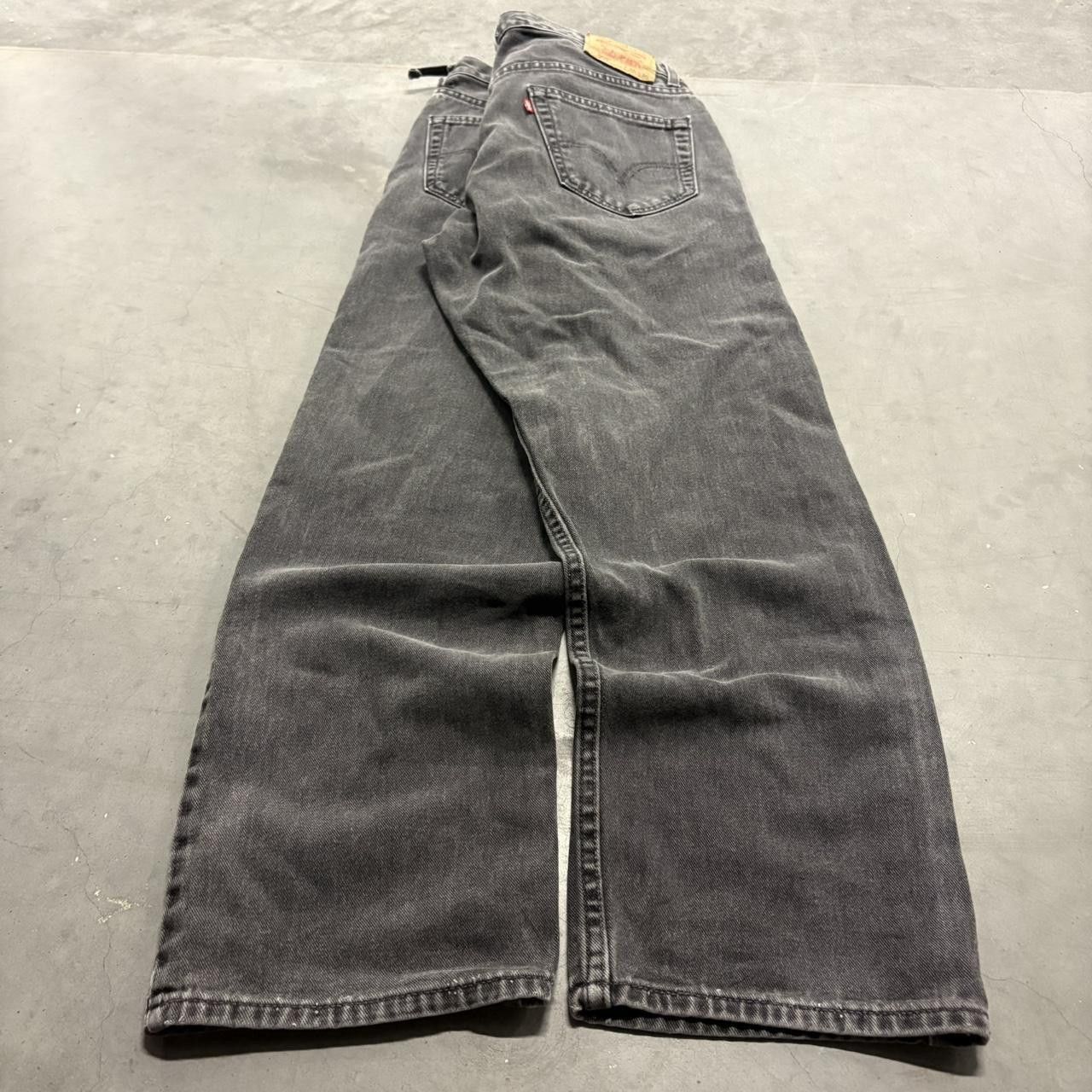 Levi's Crazy Vintage Y2K/2000s Baggy Levis 505 Black Denim Jeans! Size US 36 / EU 52 - 4 Thumbnail
