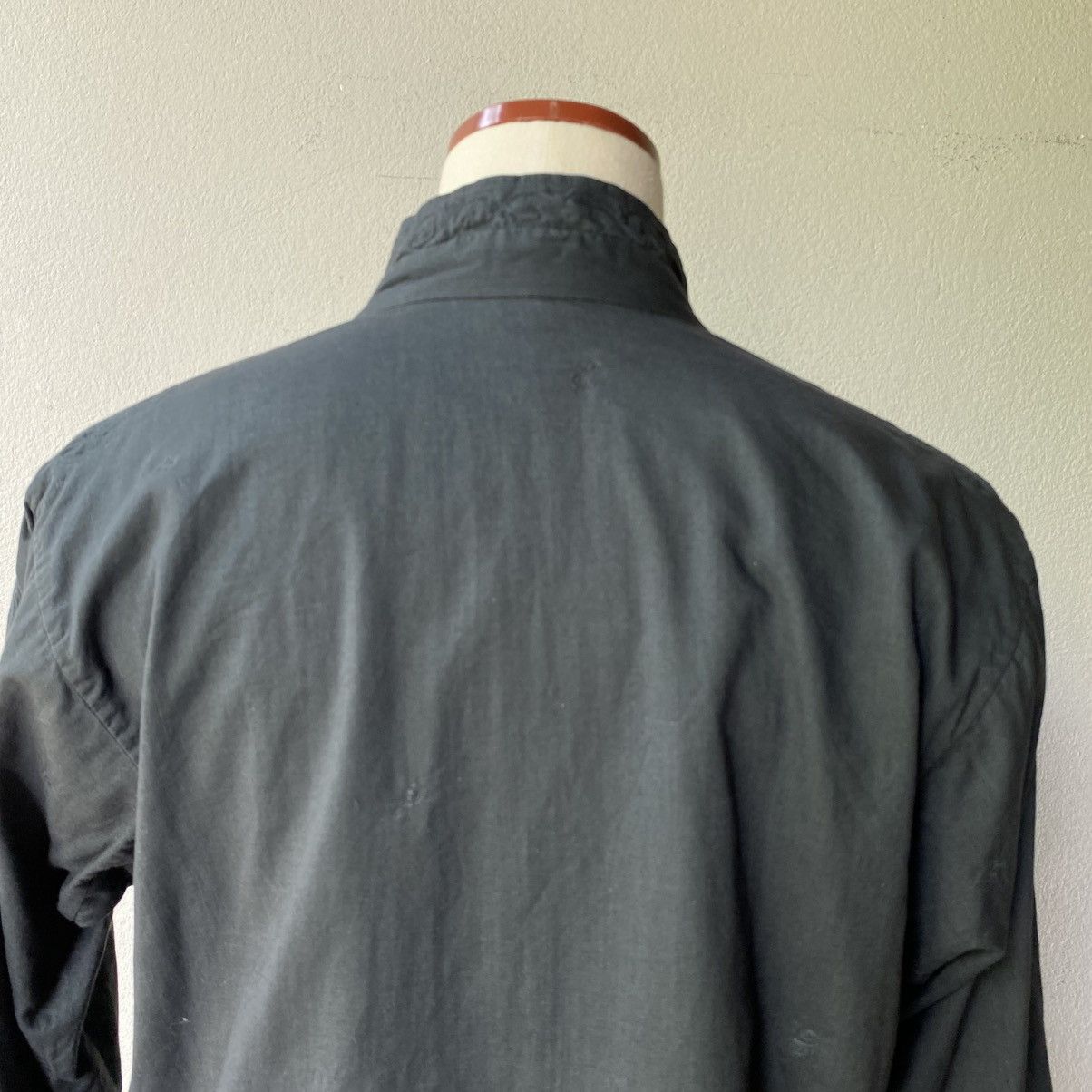 Issey Miyake Haath Dark Teal Embroidered Mandarin Shirt Size XS / US 0-2 / IT 36-38 - 21 Thumbnail