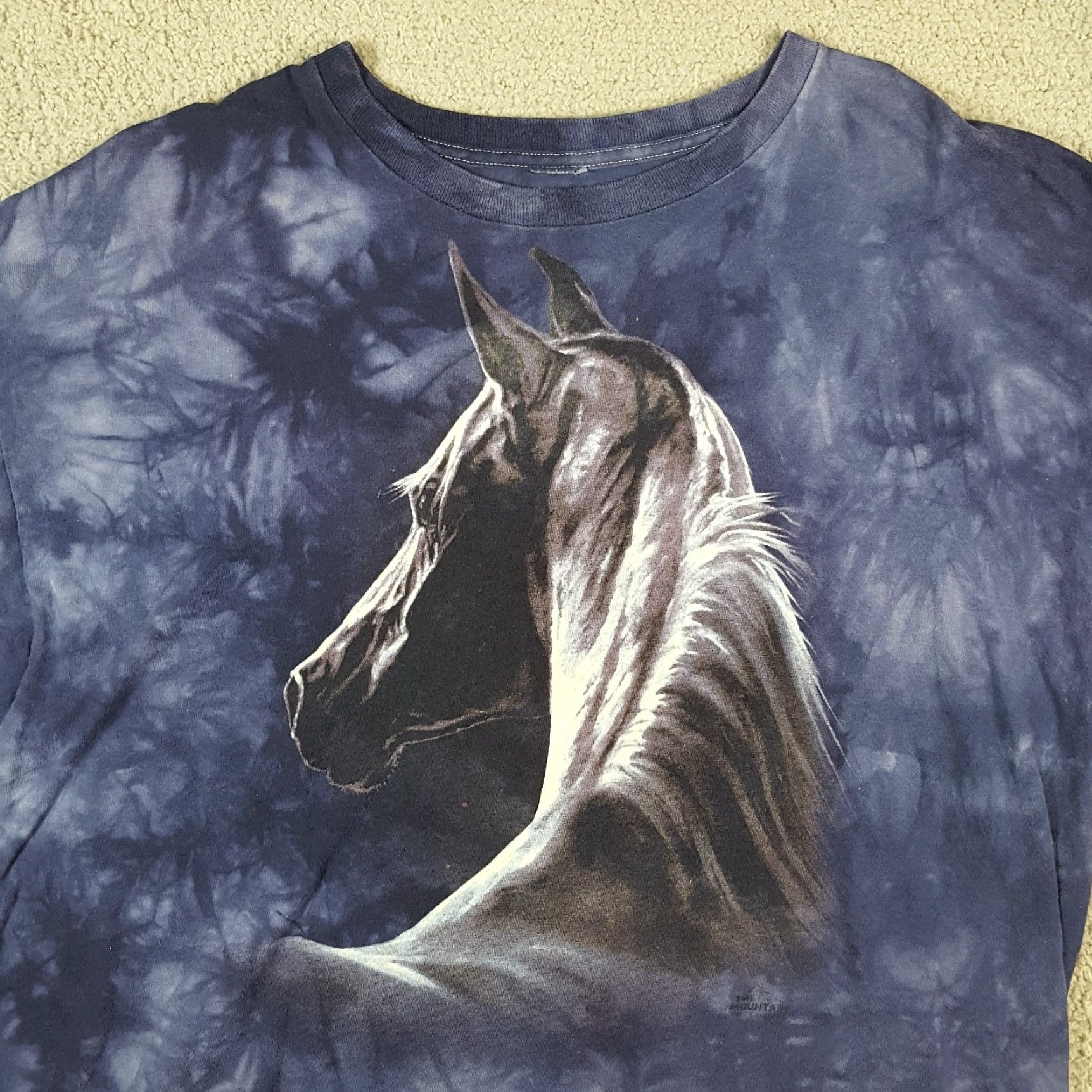 The Mountain VINTAGE The Mountain T-Shirt Men's XL Horse Tie-Dye 90s Y2K Nature Animal Outdoor Retro Size US XL / EU 56 / 4 - 2 Thumbnail