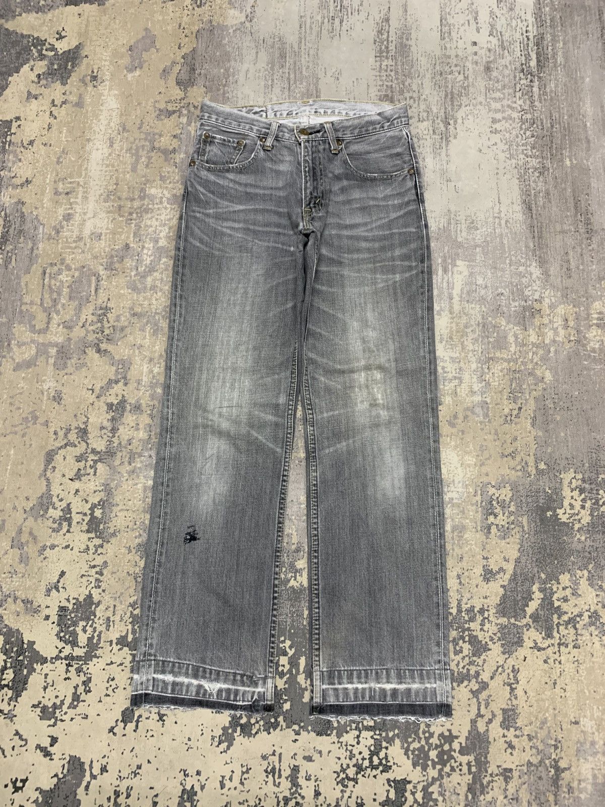 Levi's Vintage 90s Levis 502 Grey Faded Wash Loose Jeans Size US 29 - 1 Thumbnail