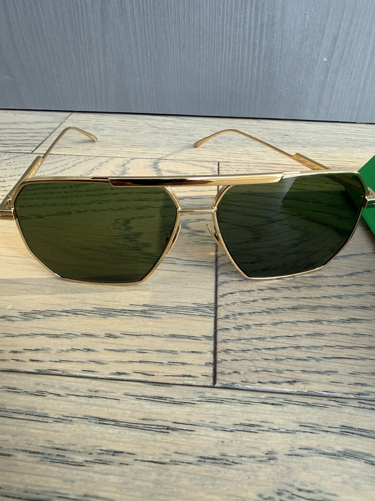 Bottega Veneta Bottega Veneta Aviator Sunglasses Size ONE SIZE - 6 Thumbnail